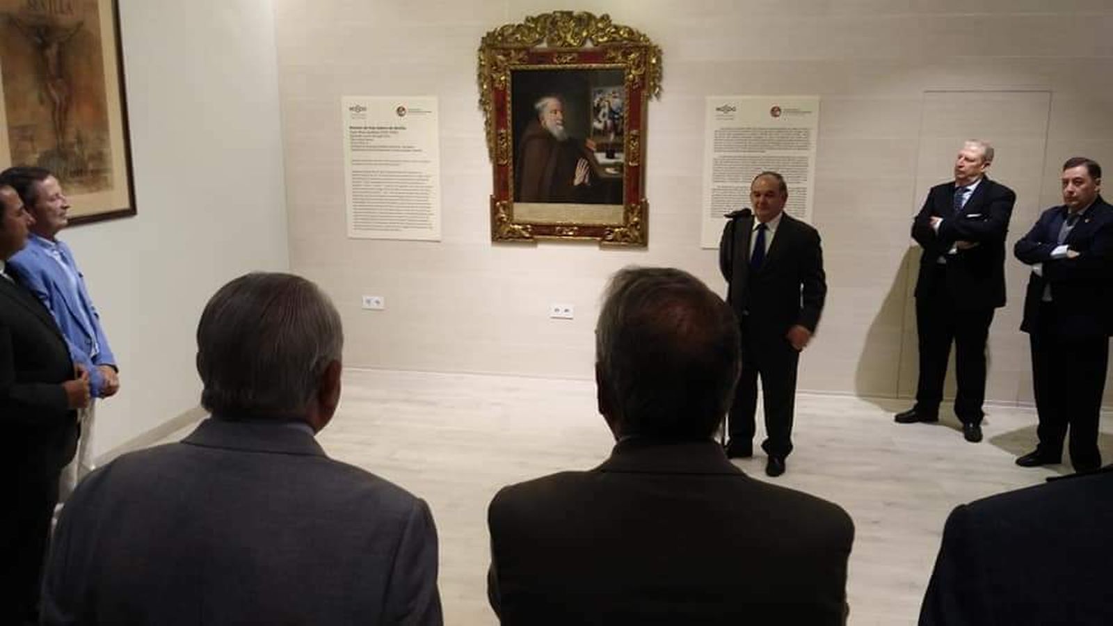 El retrato de Fray Isidoro de Sevilla, primera obra invitada del Consejo de Cofradías.