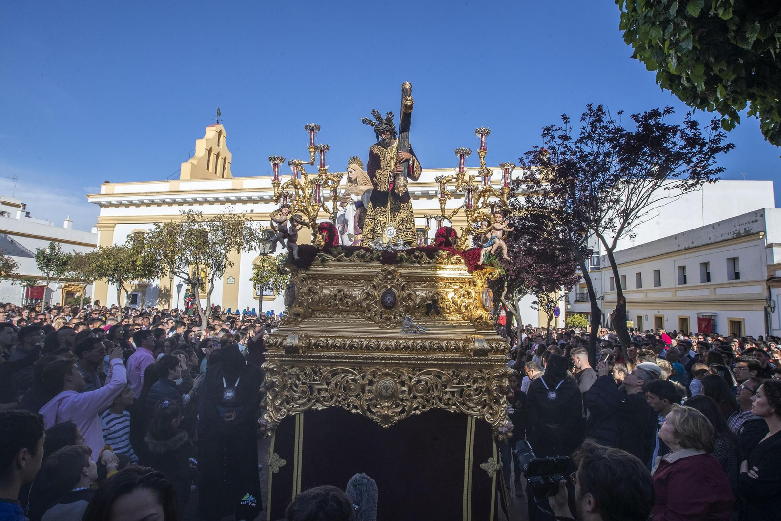 La imagen de Nuestro Padre Jesús de la Misericordia, en su última salida procesional.