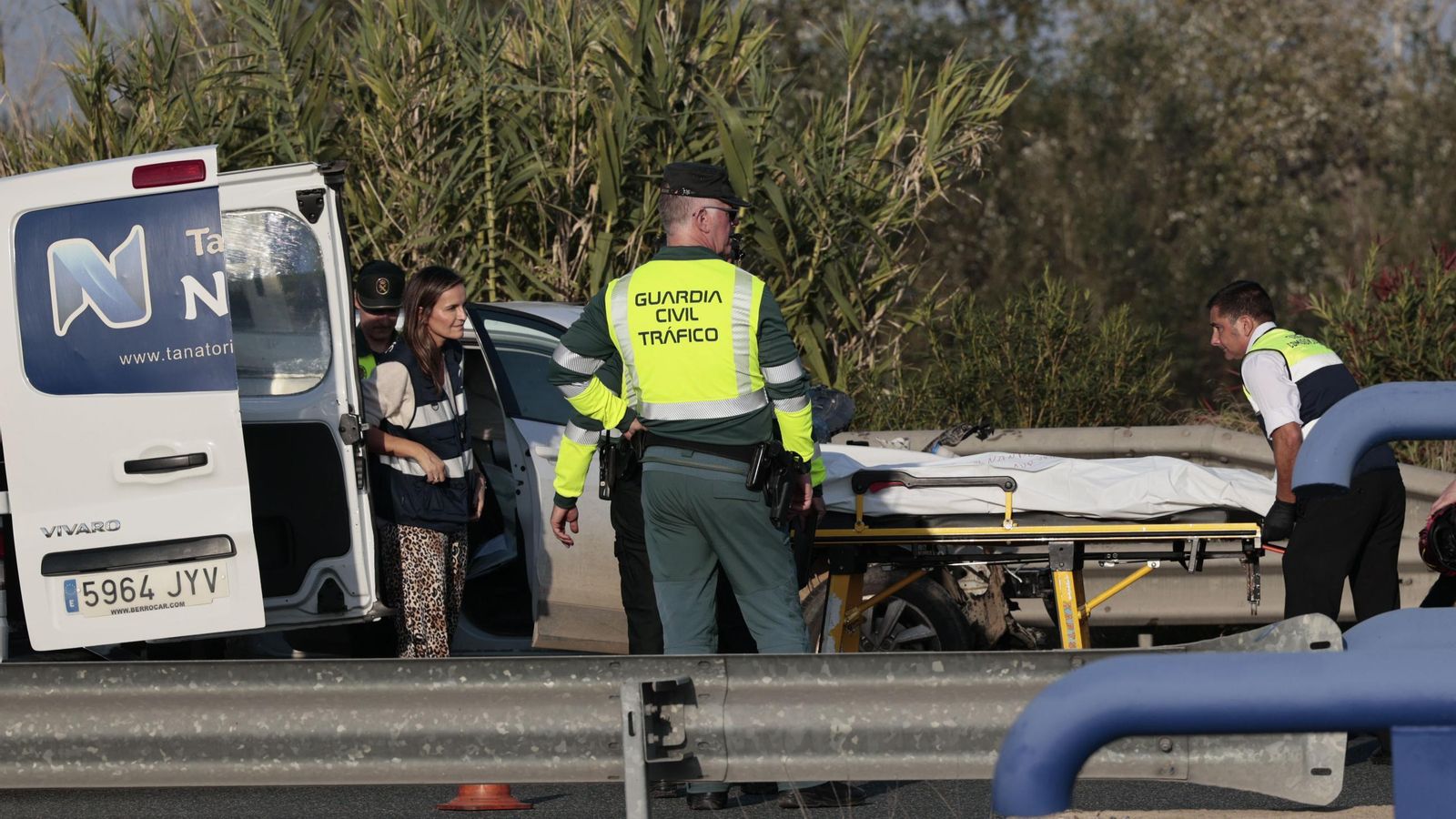 Las imágenes del accidente mortal en la Autovía de la Plata