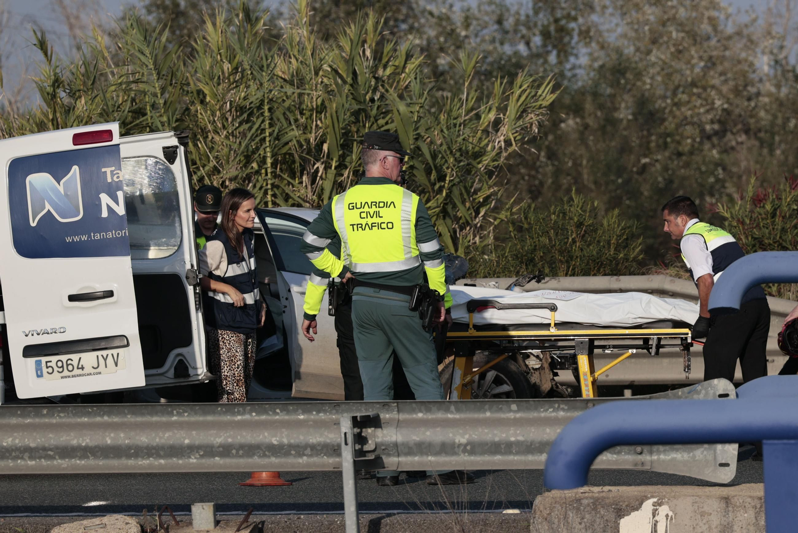 Las imágenes del accidente mortal en la Autovía de la Plata