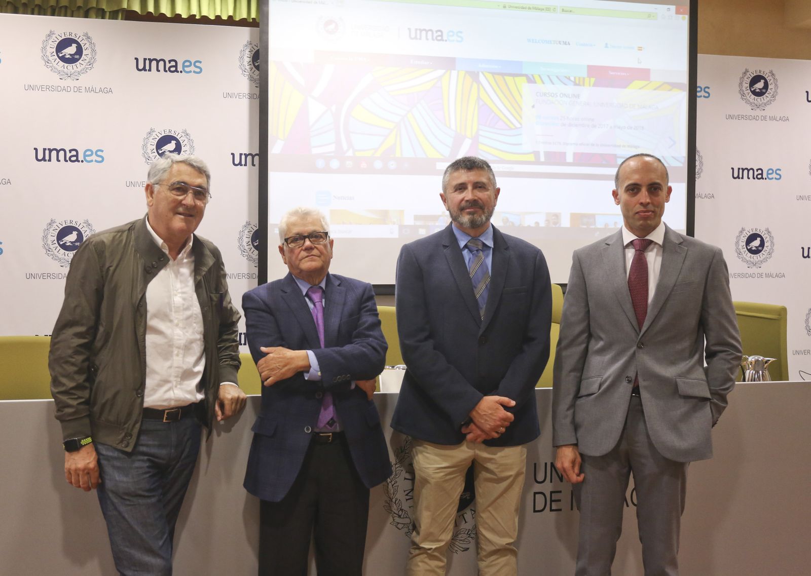 Acto de presentación del congreso, ayer.