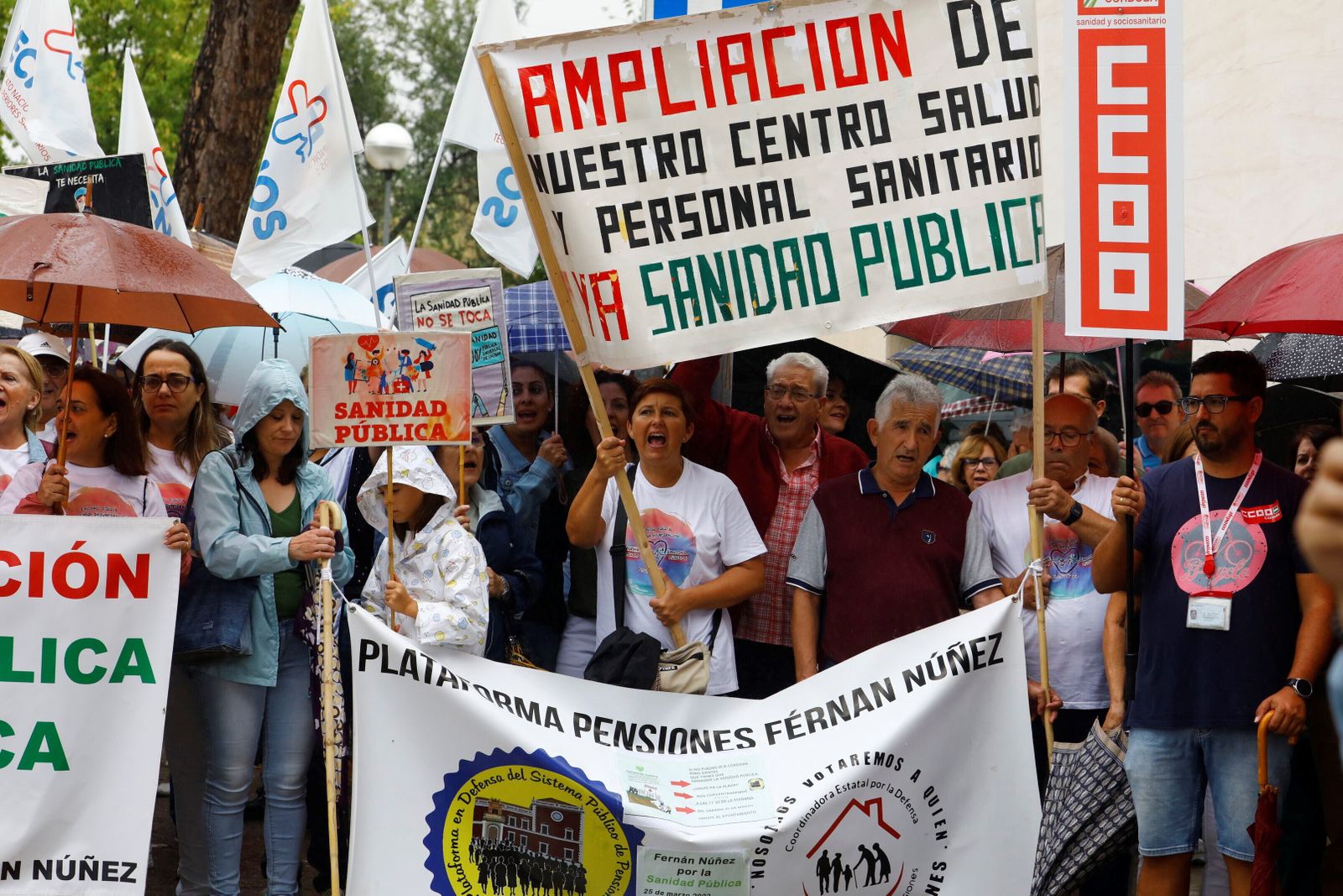 Un momento de la protesta en Córdoba.