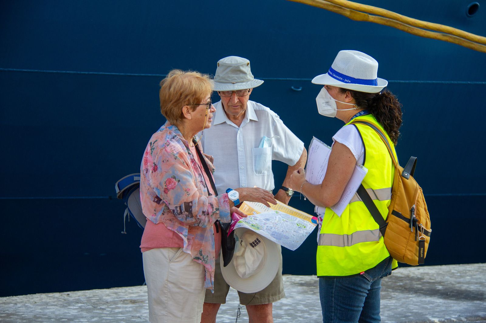 Así ha sido la llegada de los primeros cruceristas al Puerto de Motril tras el parón pandémico