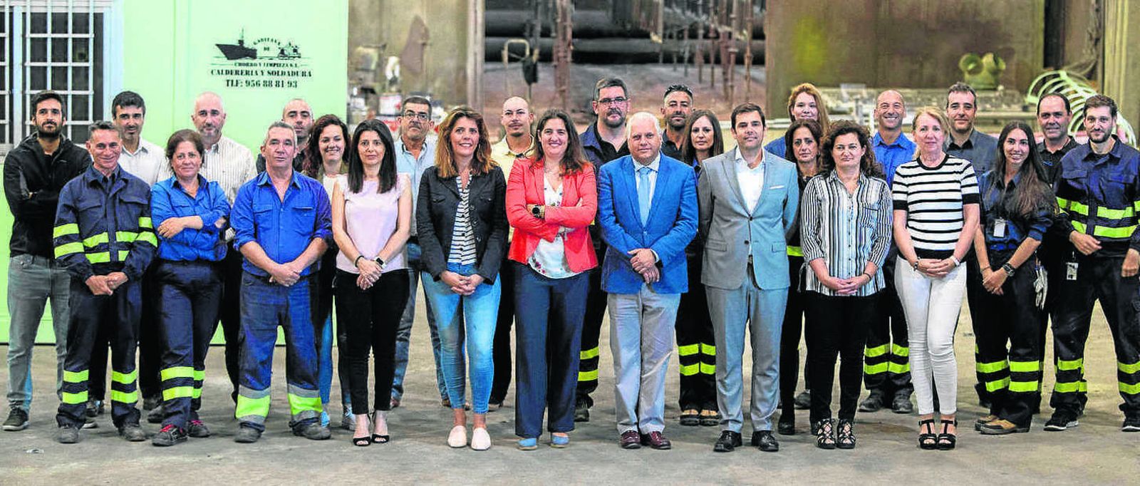 Personal de la empresa.