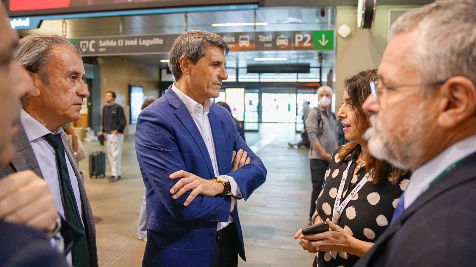 El delegado del Gobierno, Pedro Fernández, ha comprobado este miércoles la situación de normalidad en Santa Justa