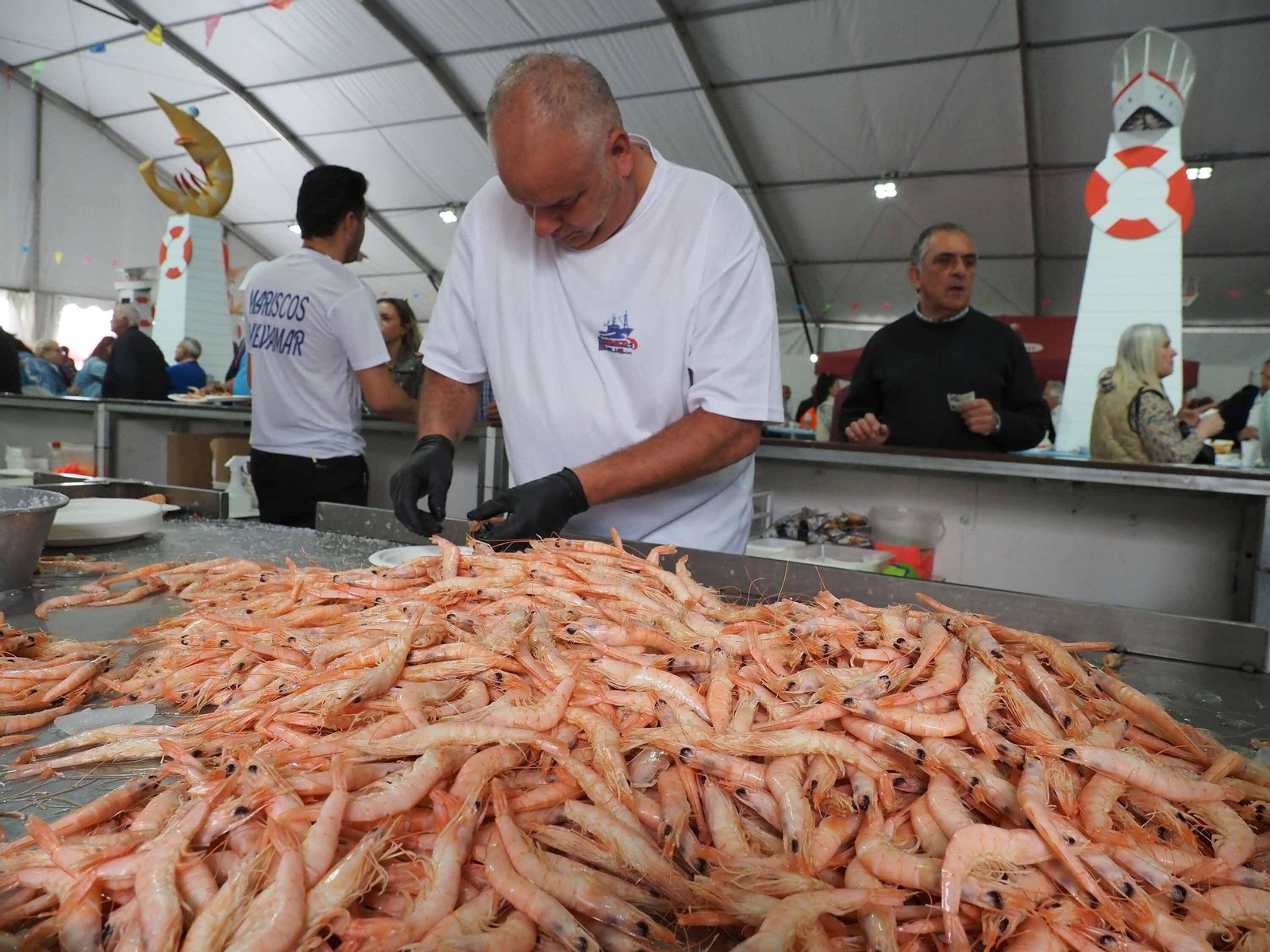 Las mejores fotografías del primer día de la Feria de la Gamba de Punta Umbría