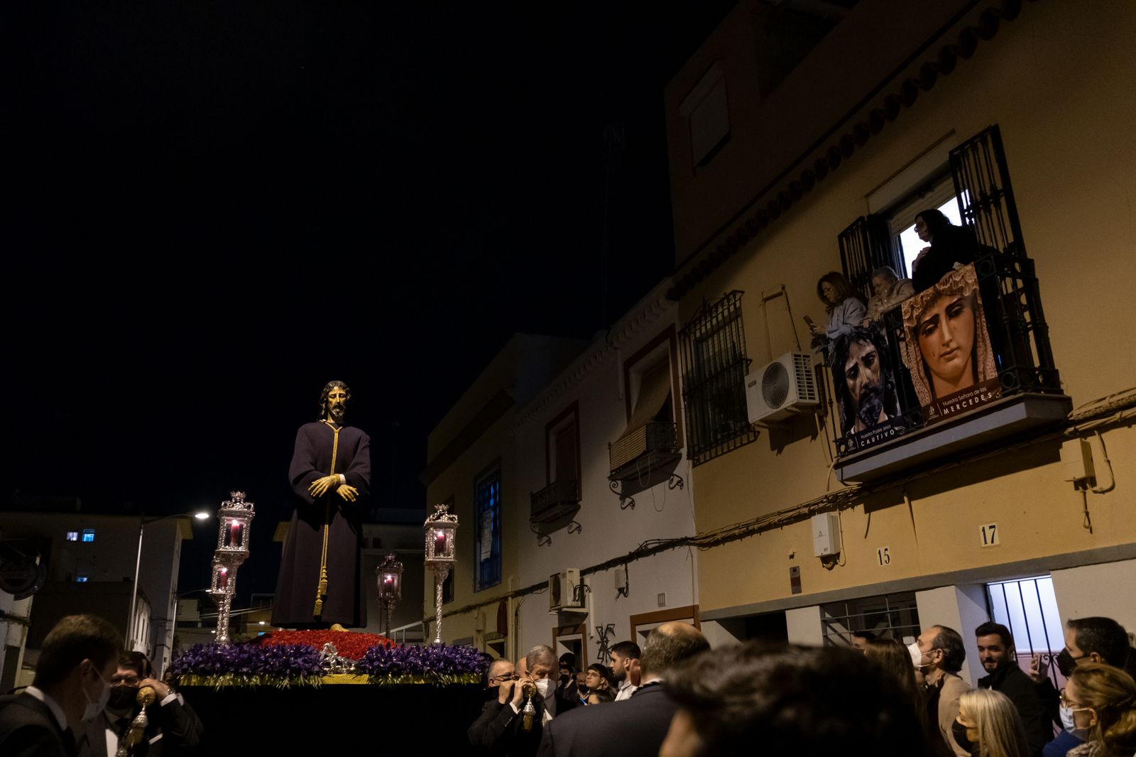 El vía crucis del Cautivo de Santa Genoveva, en imágenes