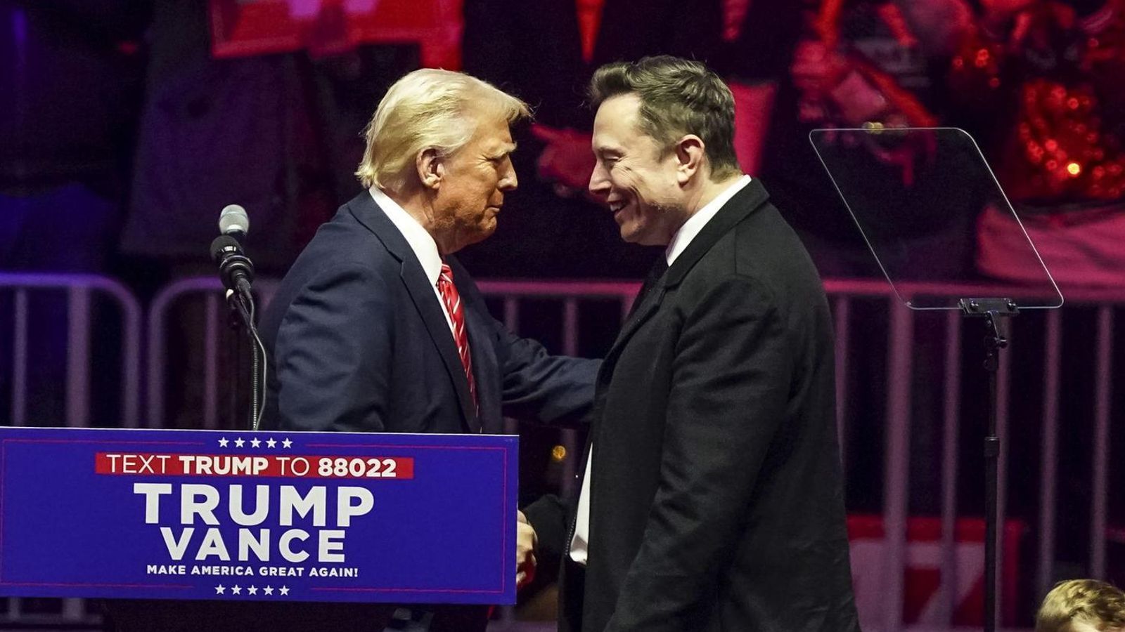 Donald Trump y Elon Musk, la víspera de la toma de posesión. Donald Trump y Elon Musk, la víspera de la toma de posesión.