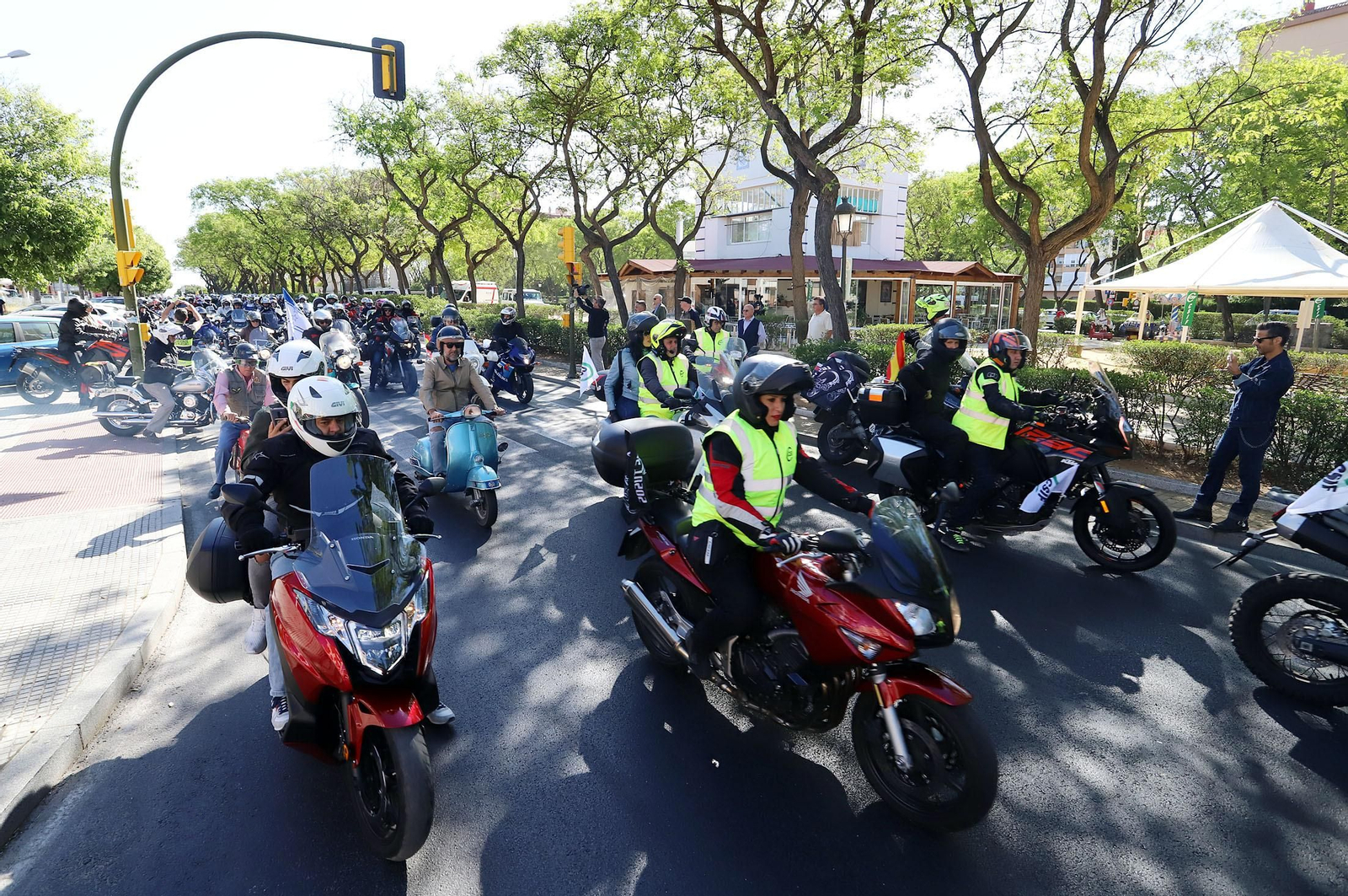 Imágenes de la III Ruta Moto-Solidaria organizada por CSIF