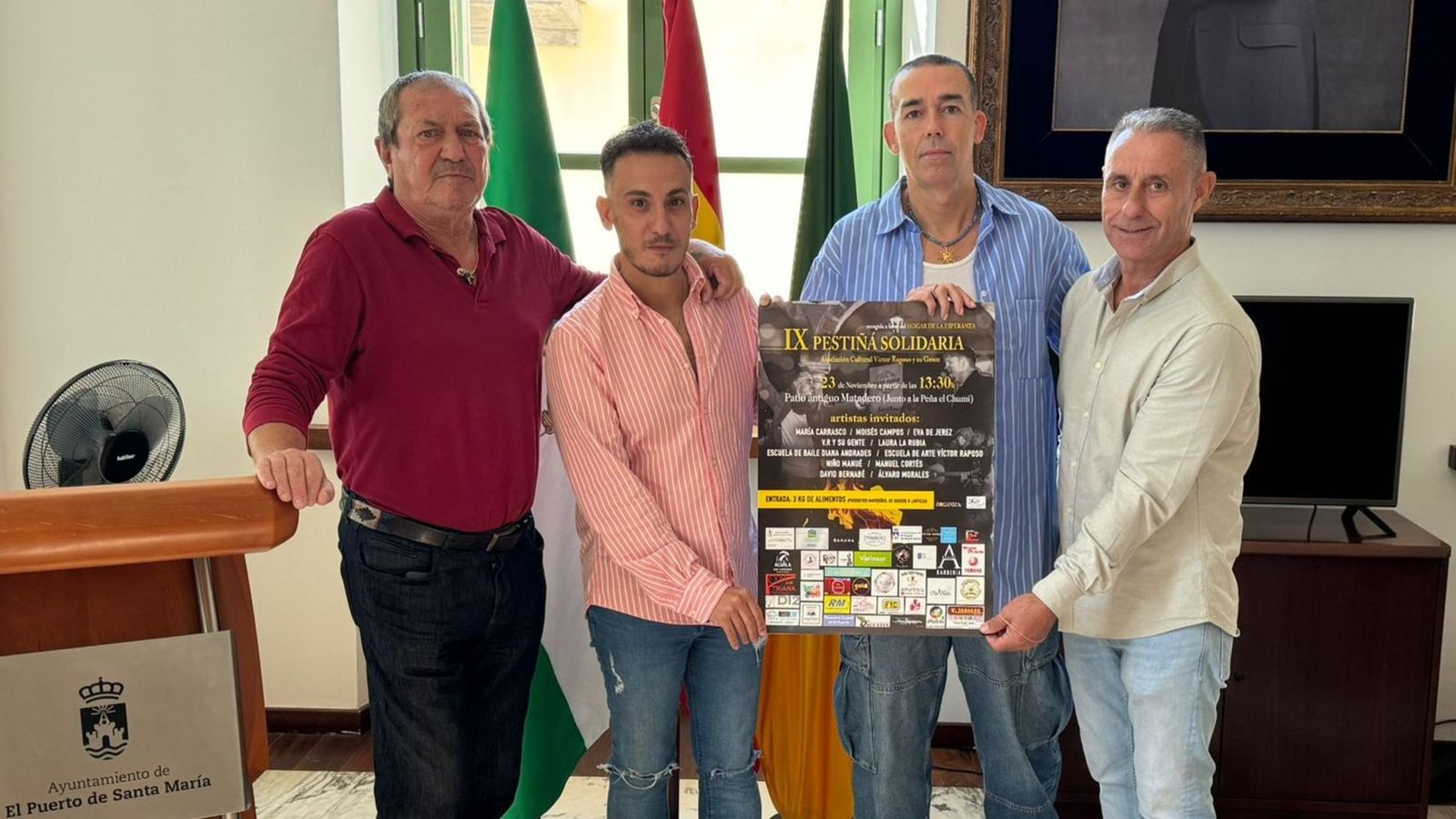 Una imagen de la presentación del evento solidario.