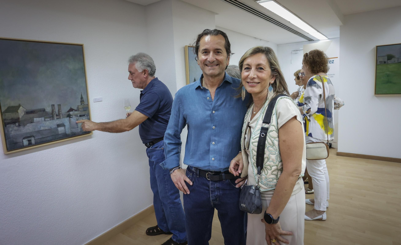 Fotos de la inauguración de la exposición de Jaime Pandelet en la sala ArteAdiario