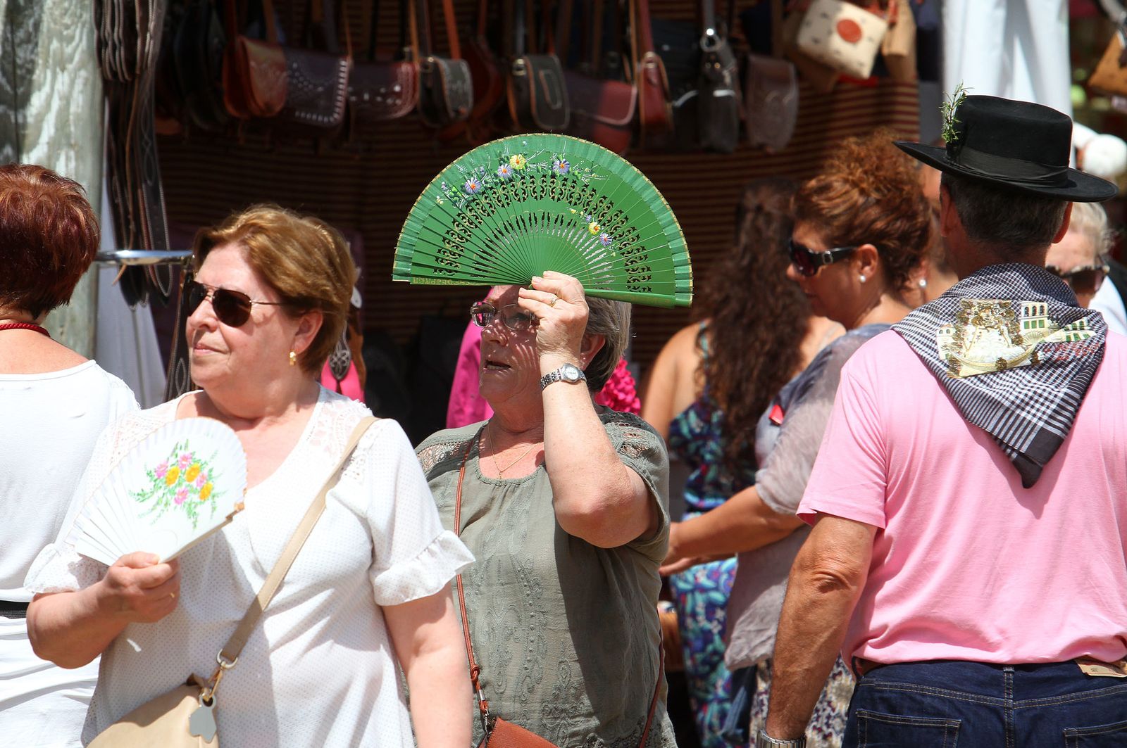 Ambiente en la aldea del Rocío.