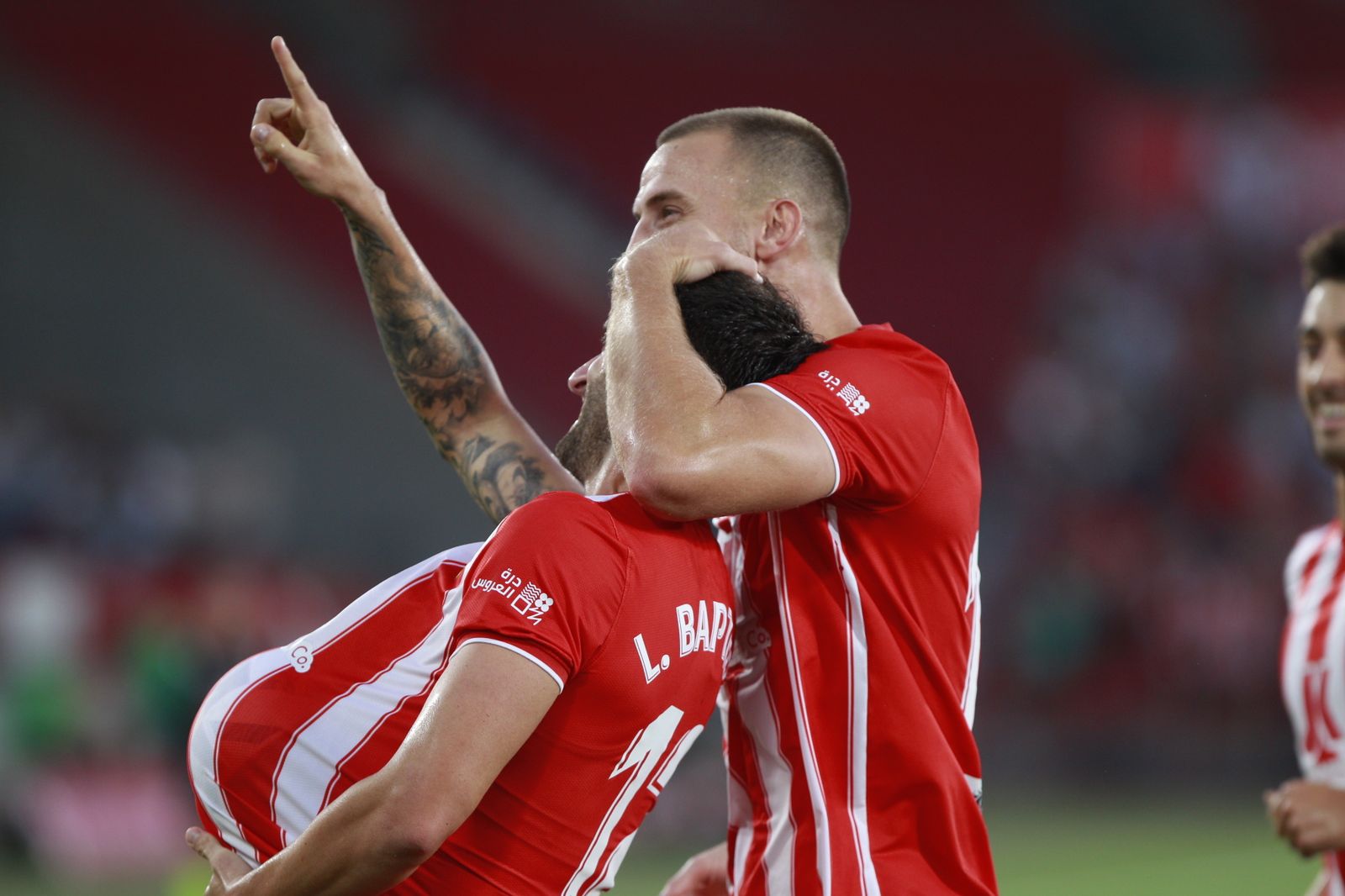 Imágenes del partido de fútbol U.D. Almería-Girona F.C.