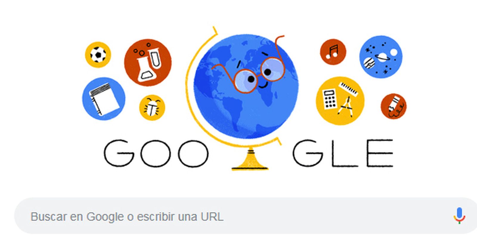 Un doodle en homenaje a los profesores