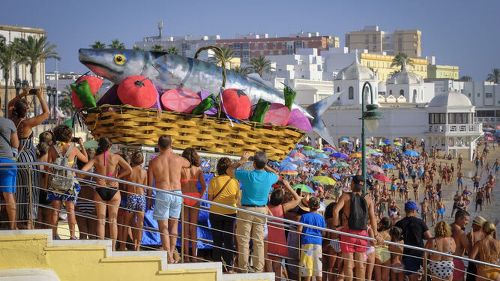 Entierro de la Caballa del Club Caleta en su edición de 2019