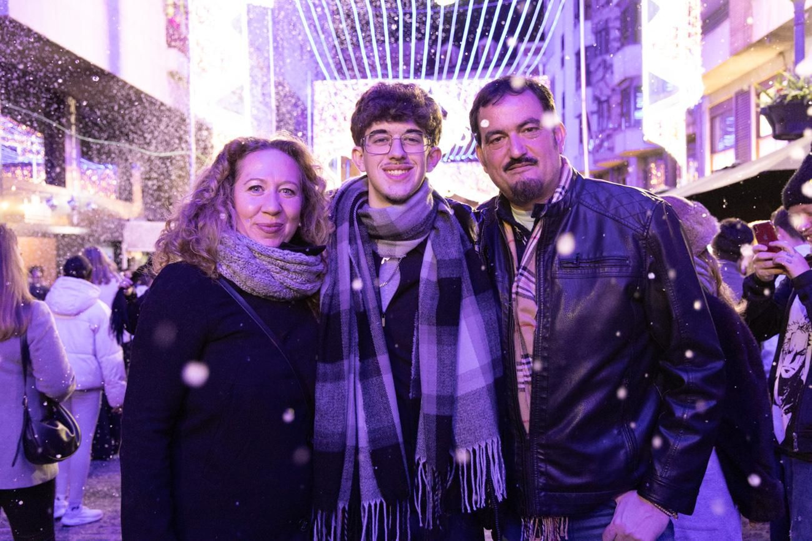 Iluminación navideña de la calle Bernabé Soriano