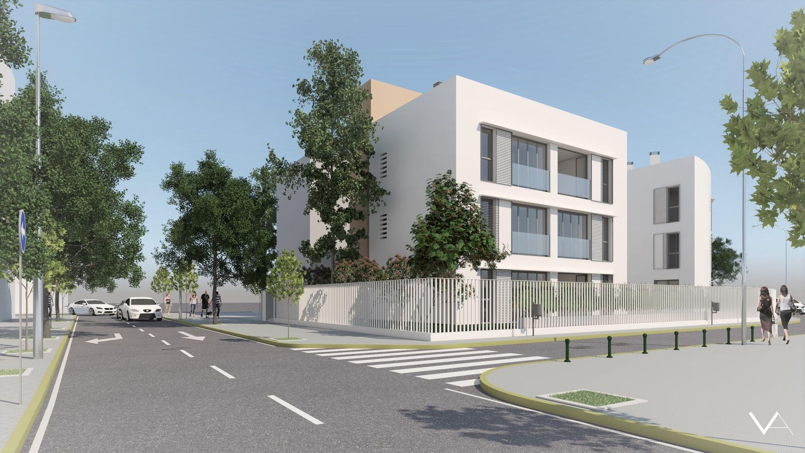 La promoción se divide en dos edificios independientes.