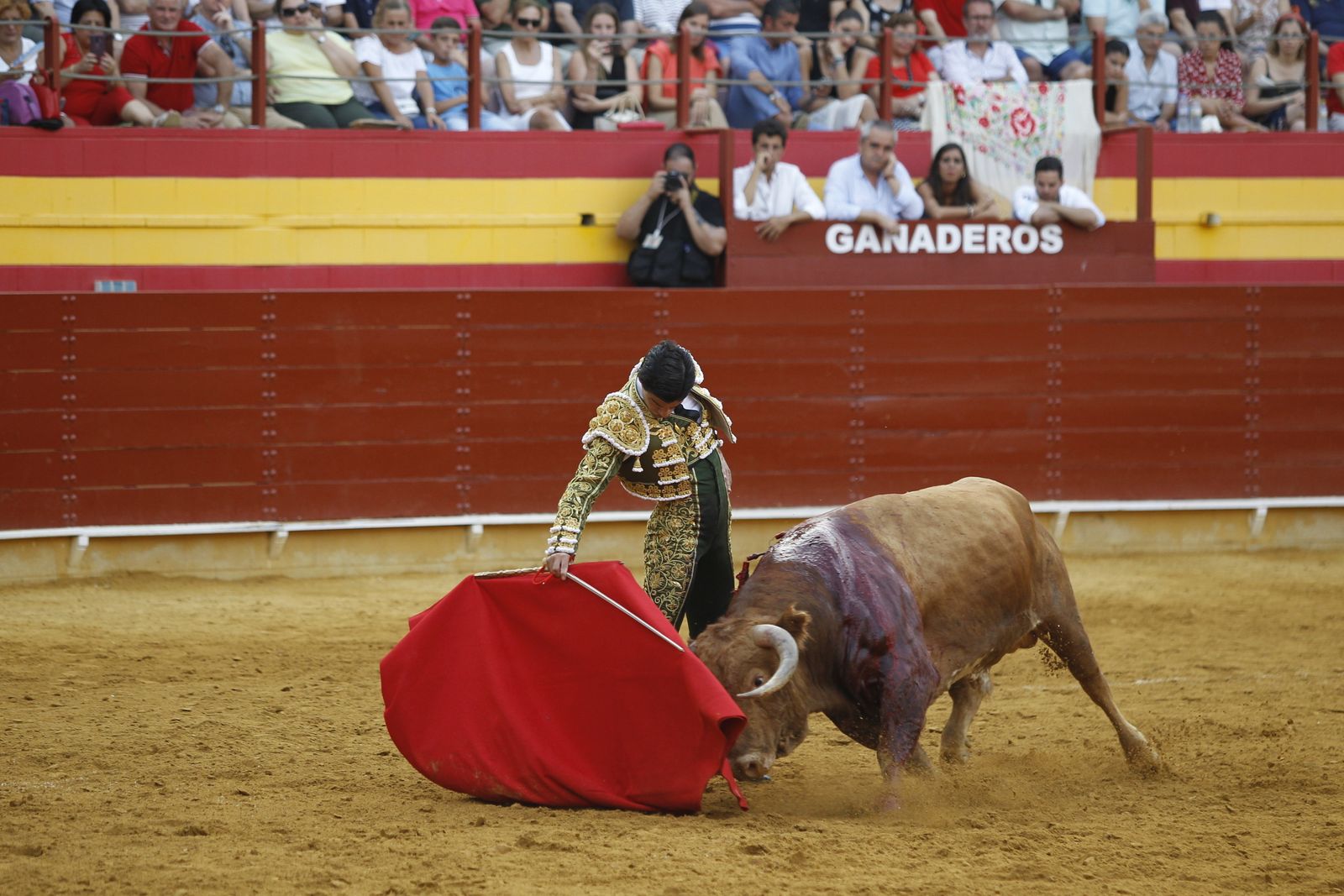 Fotogalería corrida toros Feria Santa Ana-Roquetas de Mar-El Juli-Perera-Aguado