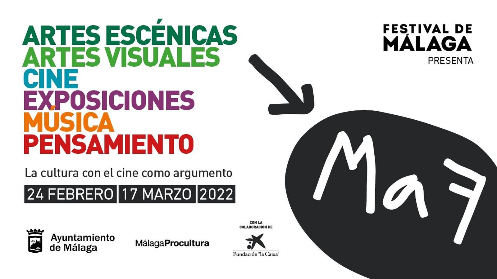 Cartel del Málaga de Festival.