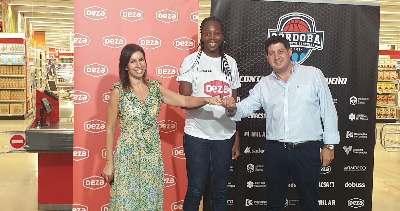 Aya Traore, en su puesta de largo como jugadora del Milar Córdoba BF.