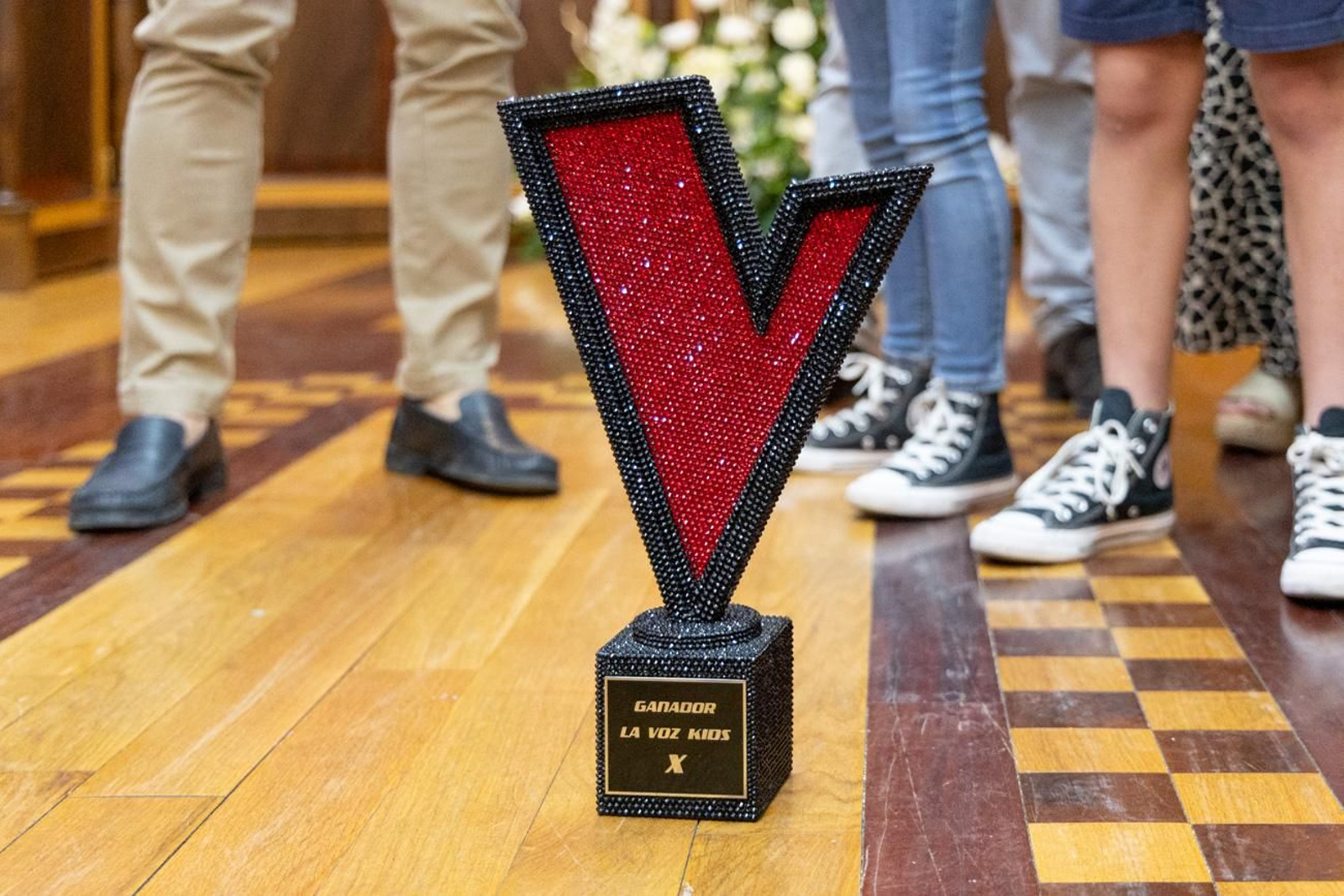 Recibimiento en el Salón de Plenos del Ayuntamiento de Lucas Paulano, el joven talento ganador de La Voz Kids 2025
