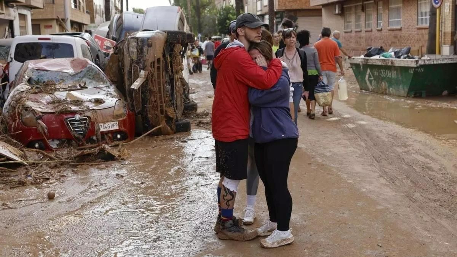 Afectados por la DANA. Afectados por la DANA.