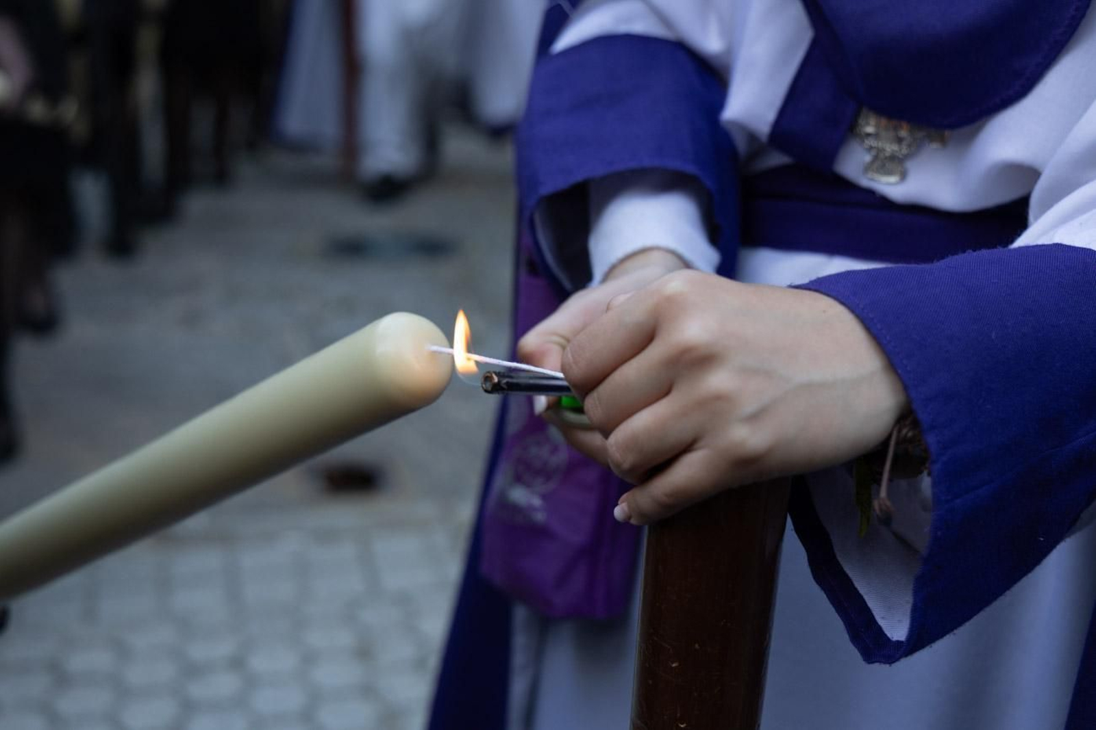 Las cofradías de la Vera Cruz, Expiración y Gran Poder lucen sus cortejos en la calle