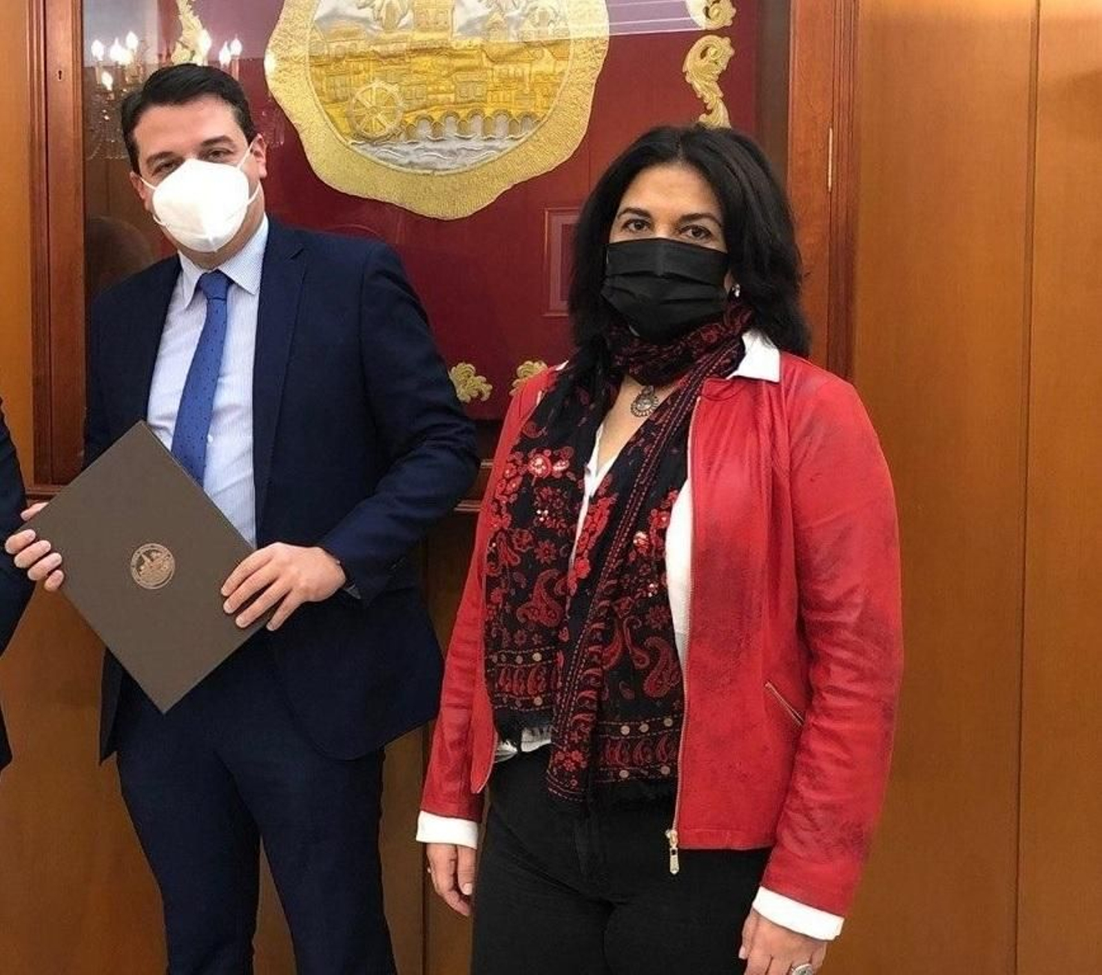 José María Bellido y Eva Timoteo.