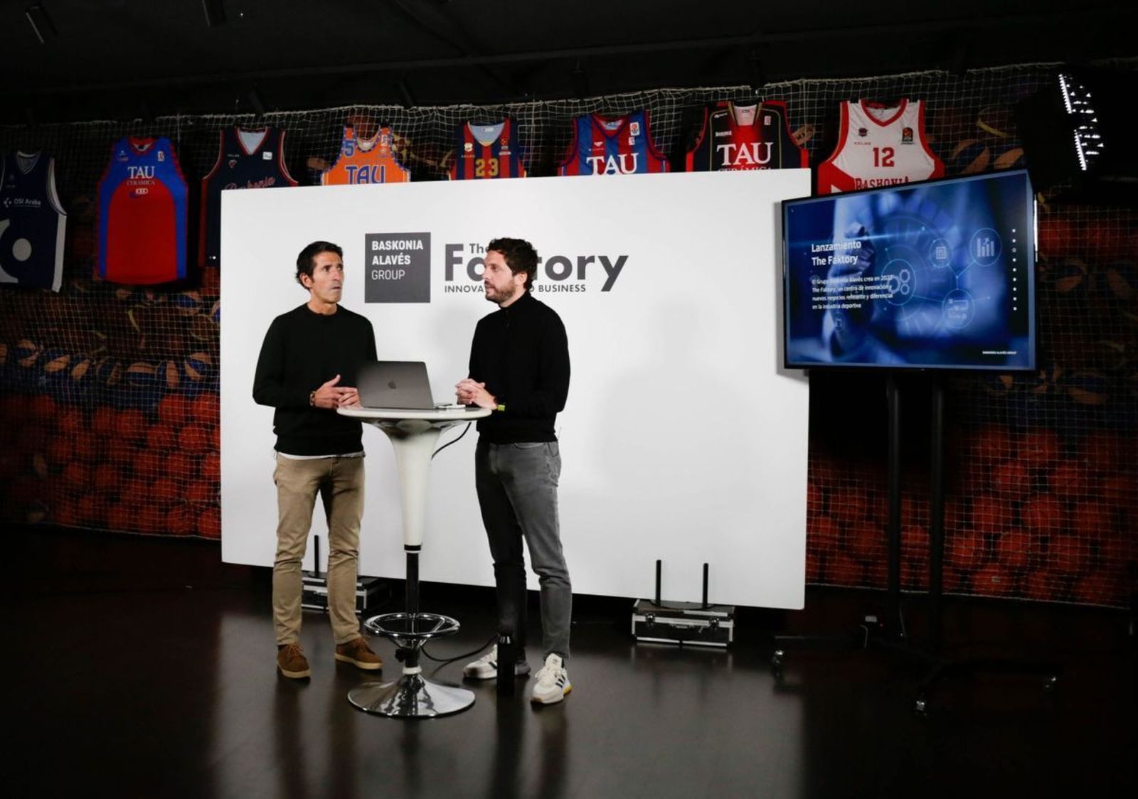 Presentación de The Faktory, del Grupo Baskonia-Alavés.