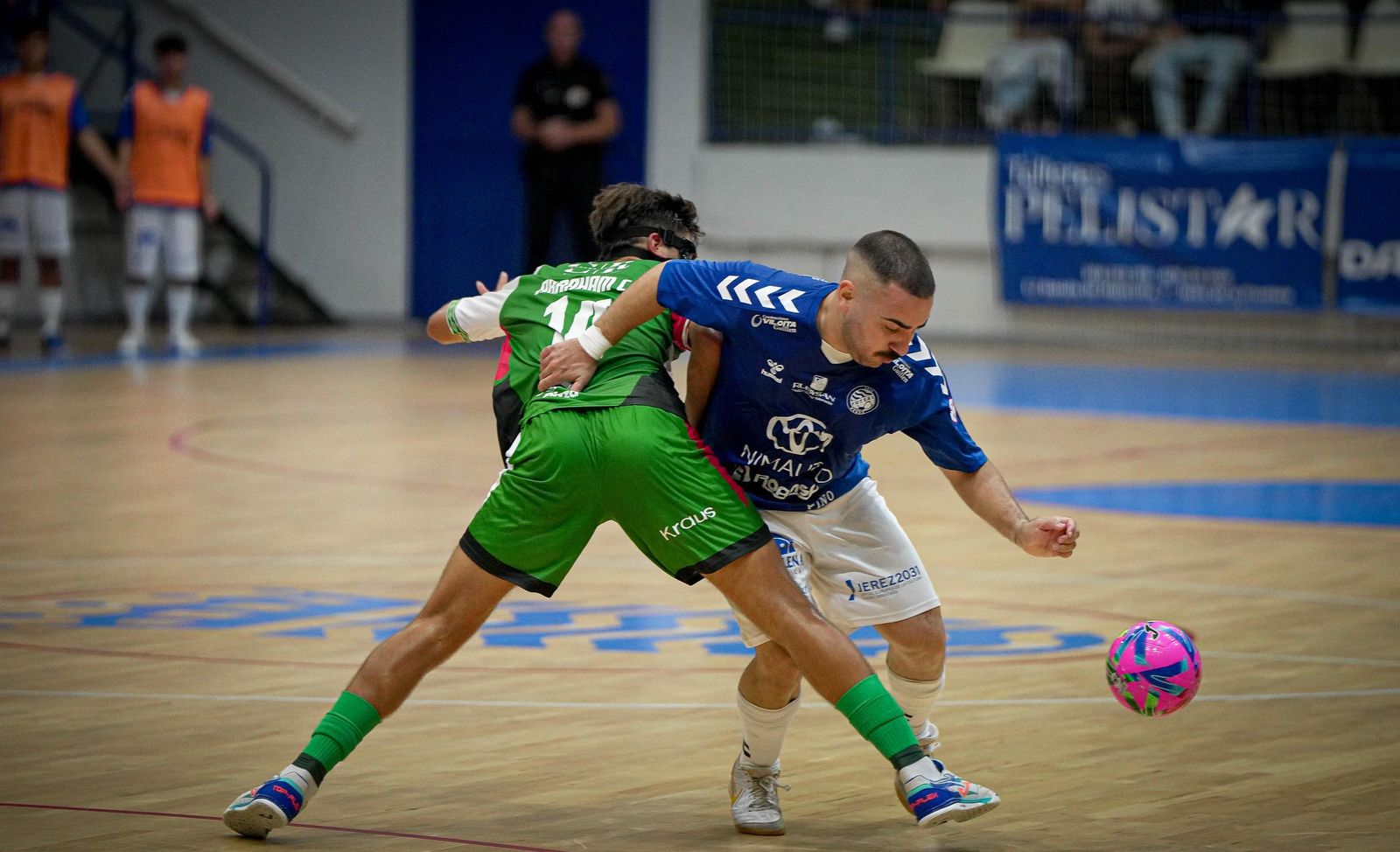 Imágenes del partido de futbolsala entre el Xerez Toyota - Cádiz Virgili