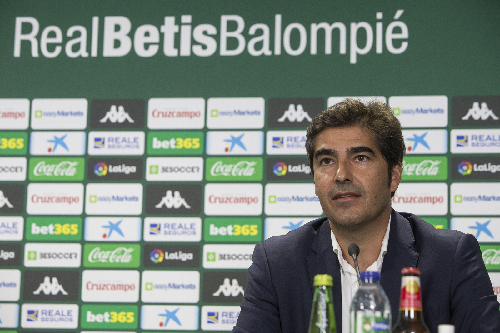 Ángel Haro, durante la rueda de prensa de presentación de Cordón.