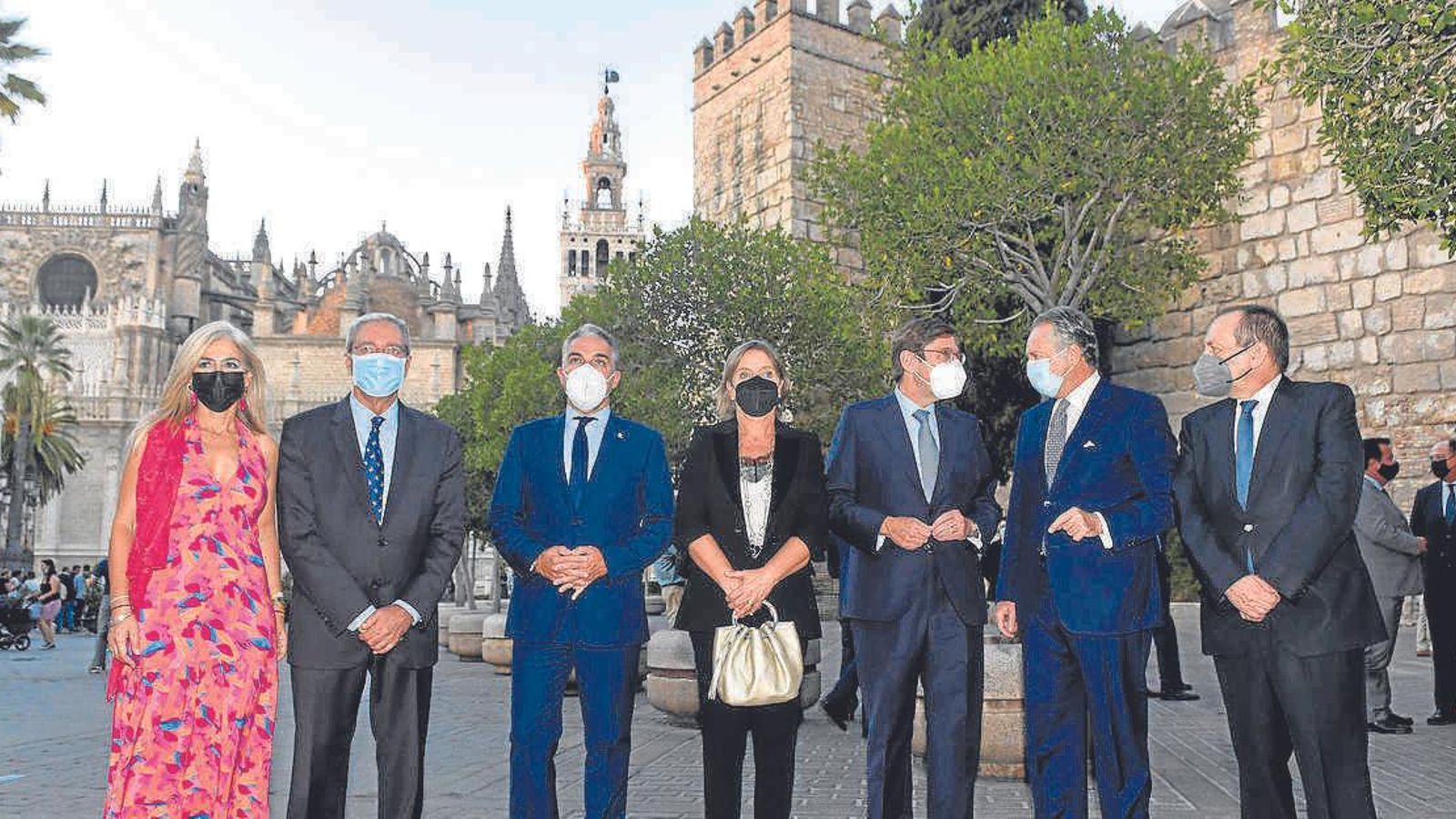 Patricia del Pozo, Rogelio Velasco, Elías Bendodo, María Jesús Catalá, José Ignacio Goirigolzarri, José Joly y José Antonio Carrizosa.