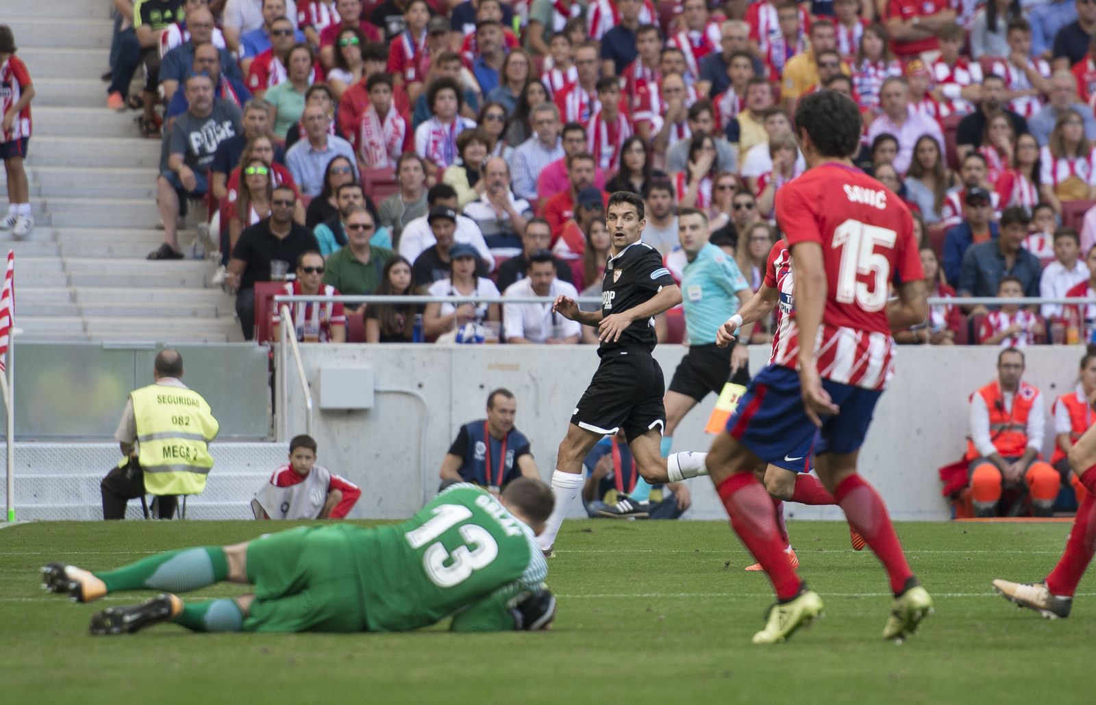 El Atlético de Madrid-Sevilla, en imágenes