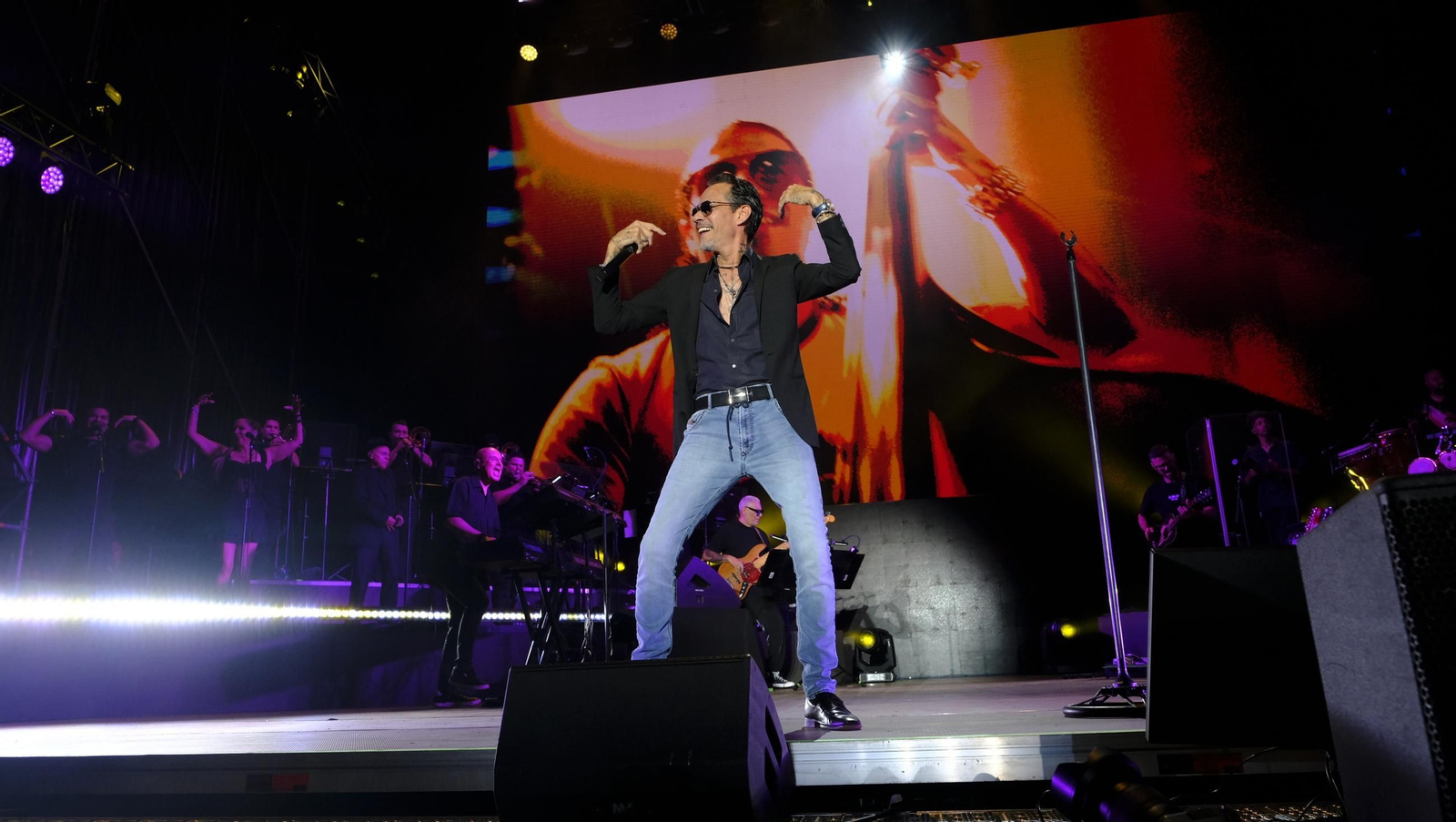 Concierto de Marc Anthony en Roquetas, en imágenes