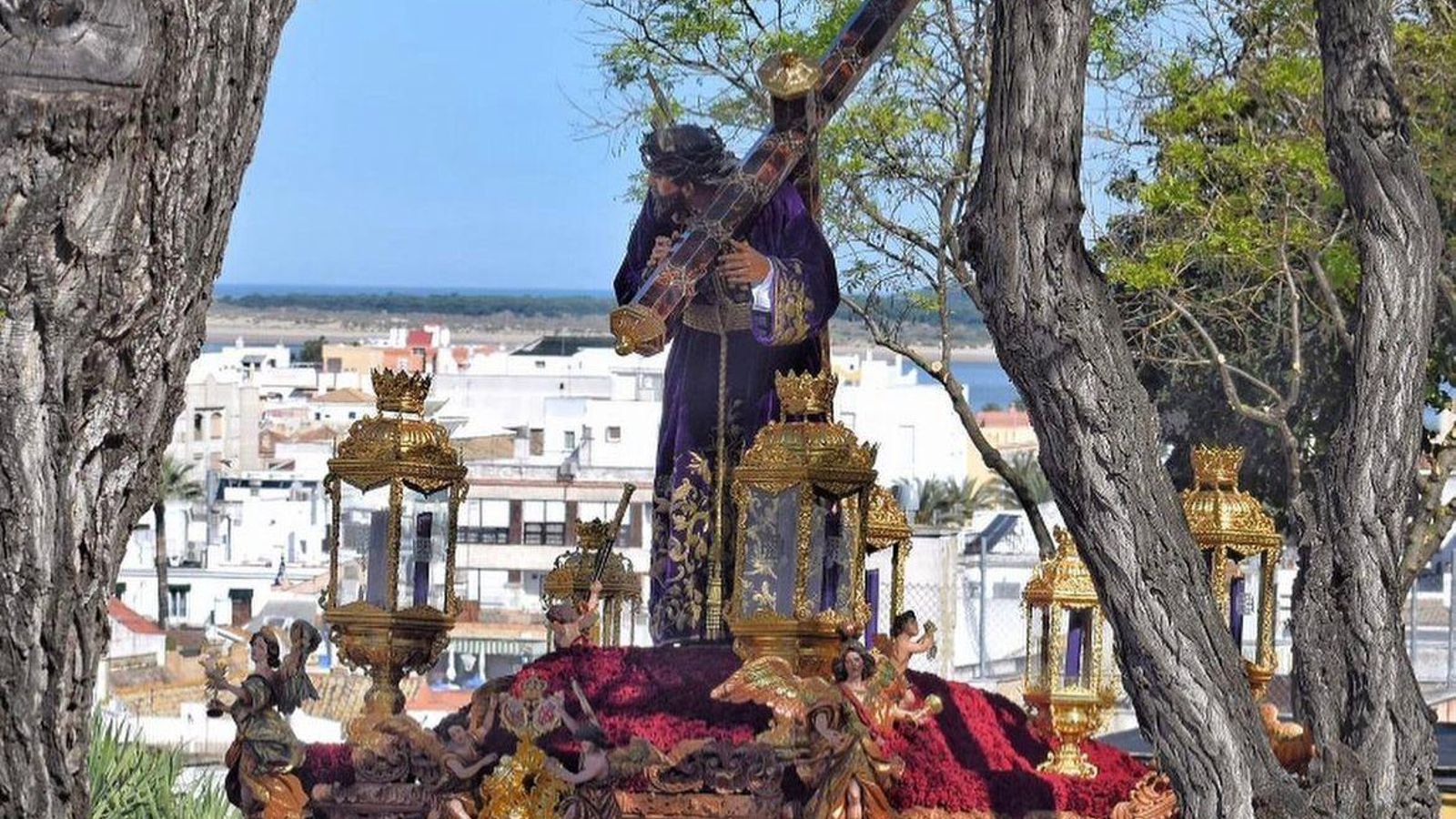 El Nazareno de Sanlúcar en su procesión del Viernes Santo