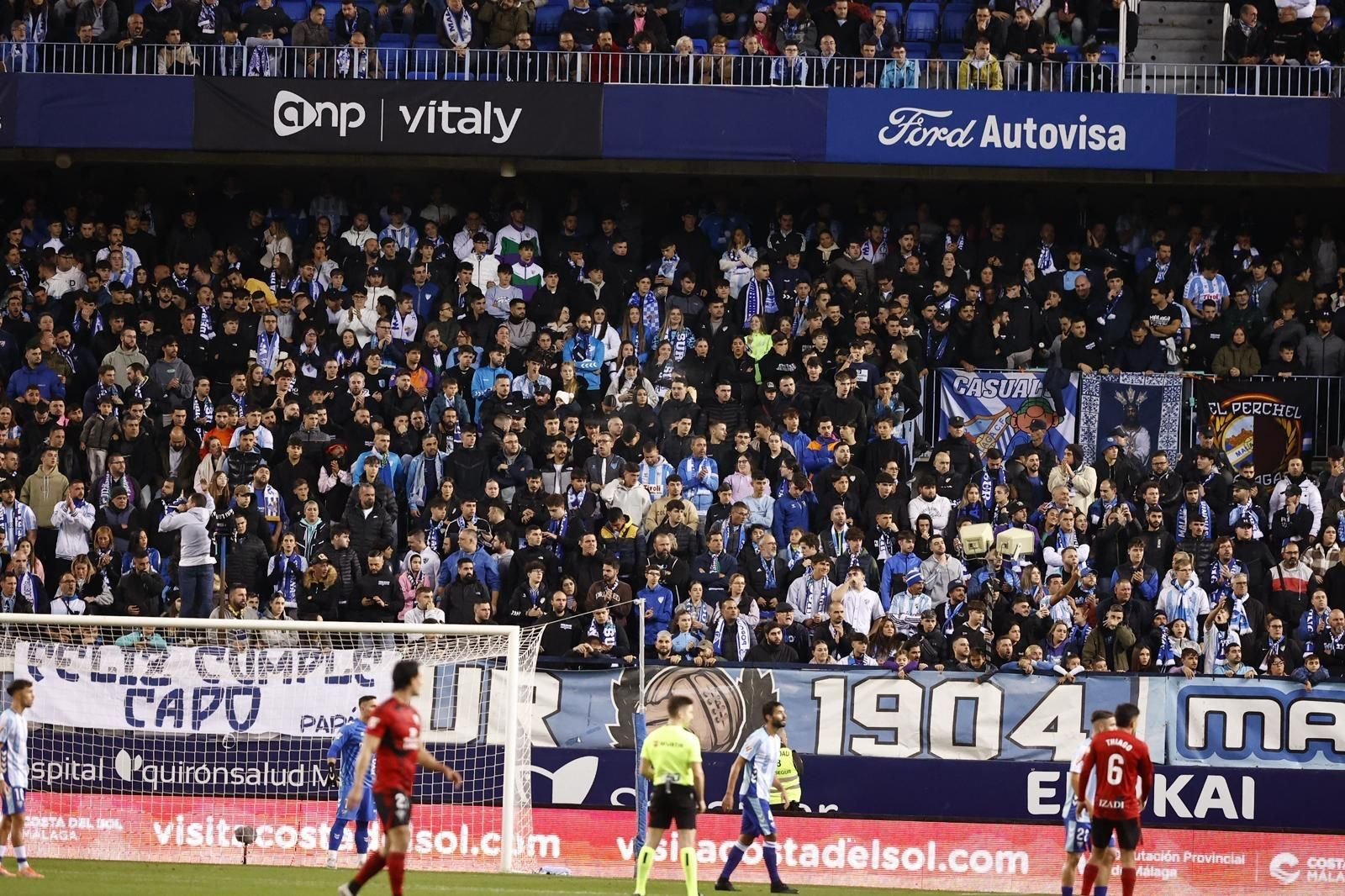 Búscate en las gradas de La Rosaleda en el Málaga CF-Mirandés