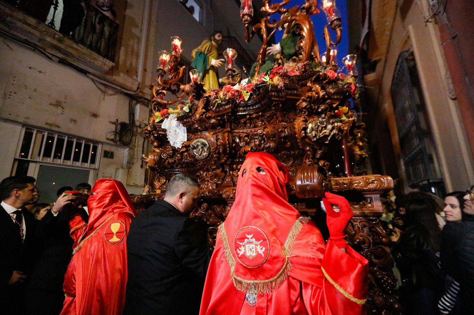 Te contamos en imágenes la Santa Cena tras la lluvia en la ciudad