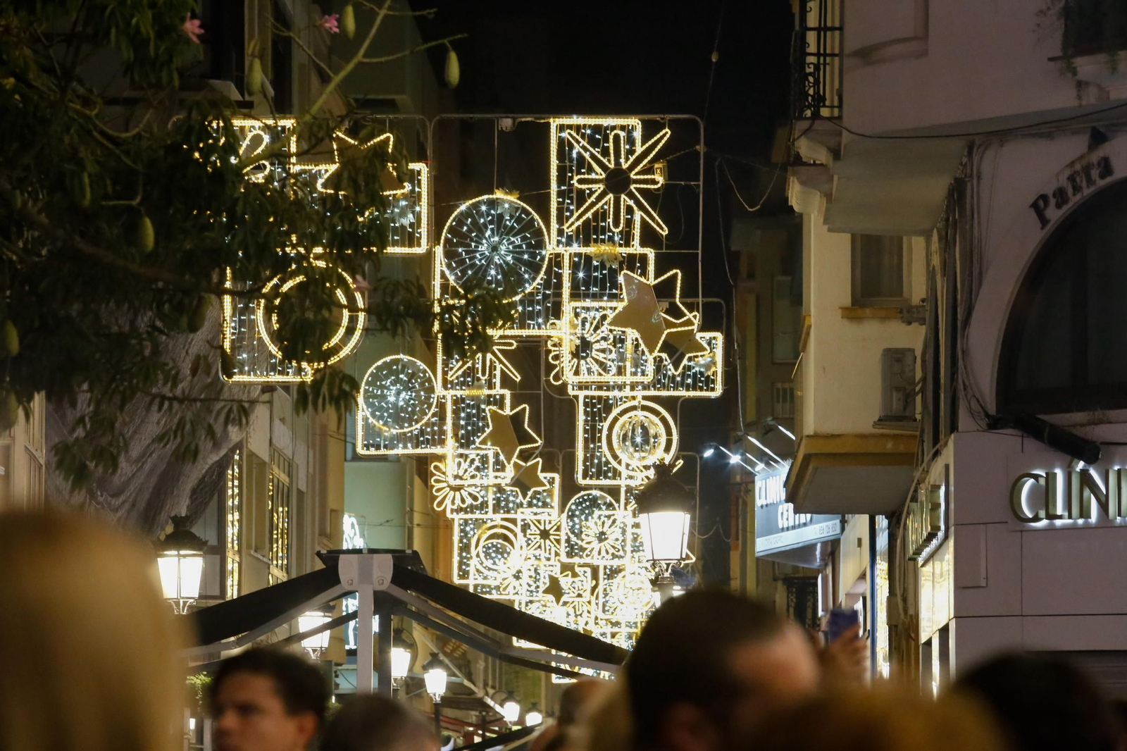 Las fotos del encendido del alumbrado navideño en La Línea Las fotos del encendido del alumbrado navideño en La Línea