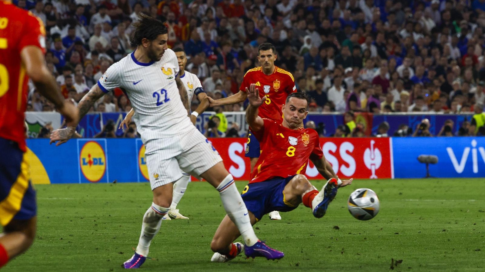 Las mejores imágenes del España - Francia