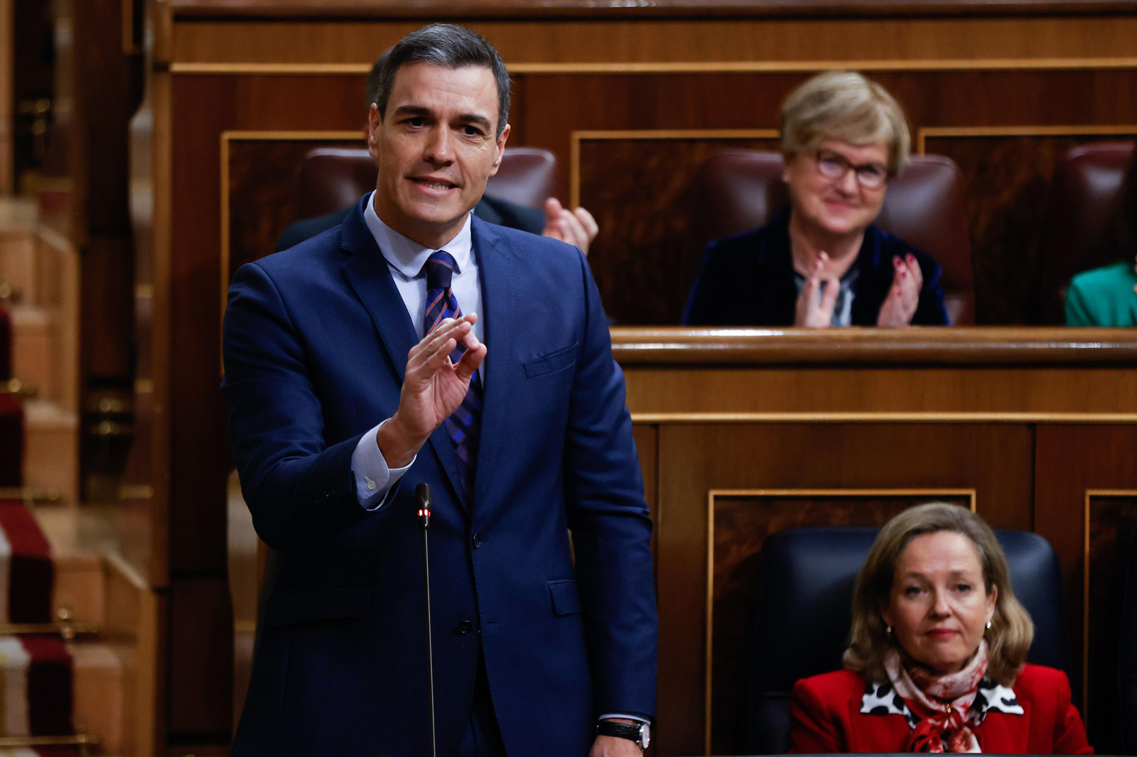 Pedro Sánchez, en el Congreso de los Diputados.