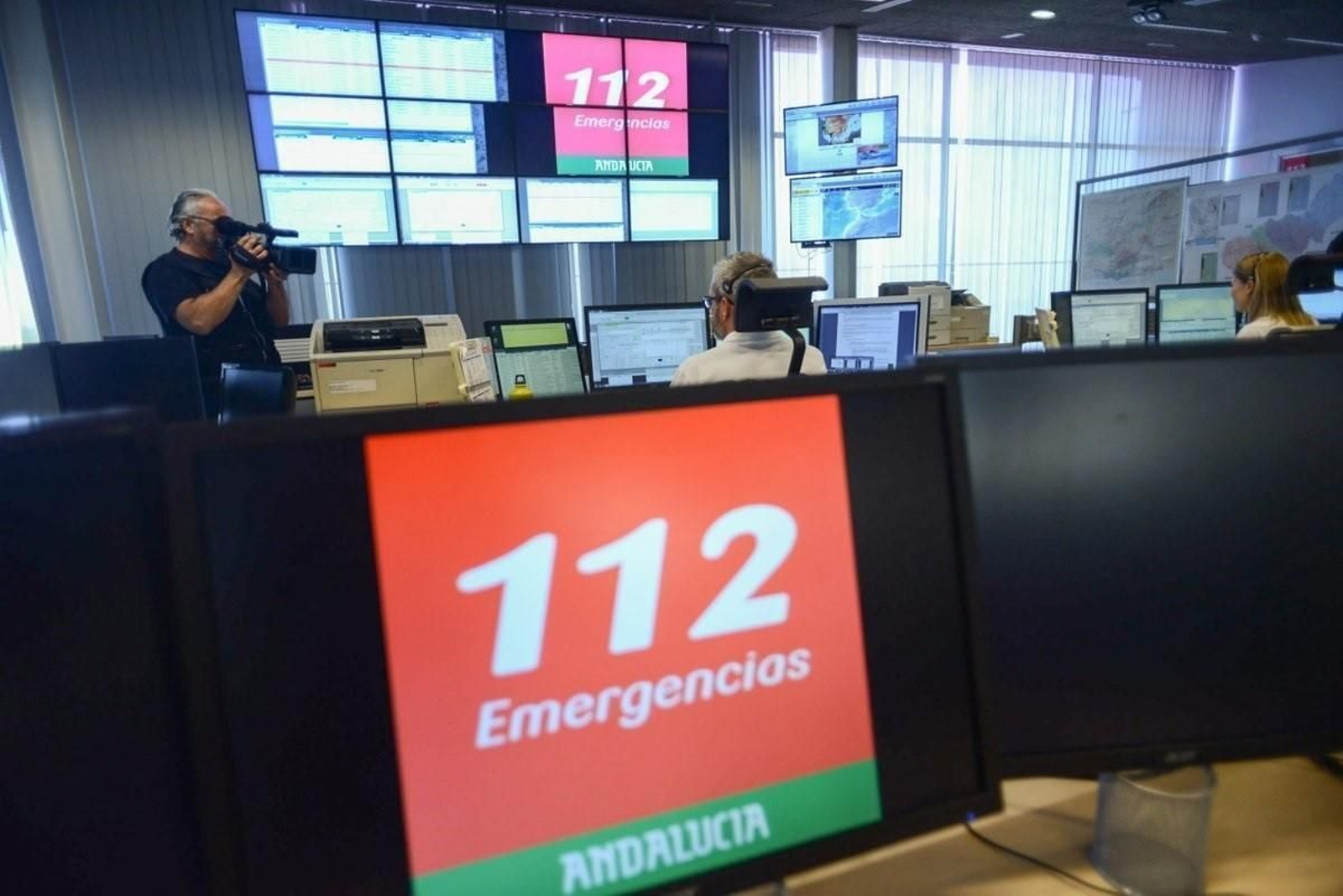 Complicaciones de tráfico en la A7 por un accidente de dos camiones en El Ejido