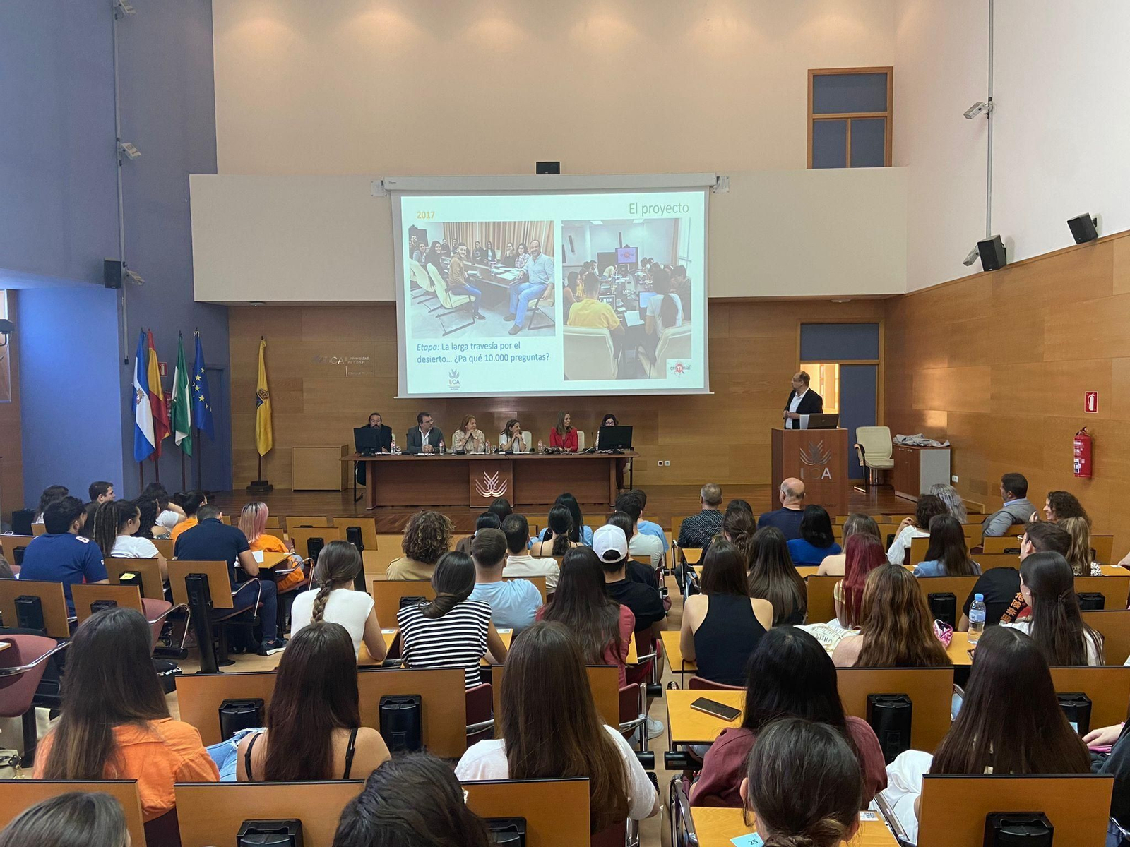 Imagen de archivo de un acto celebrado en el Campus de Jerez