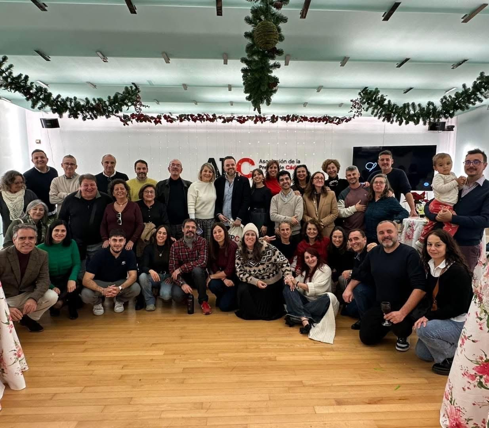 Copa navideña en la APC