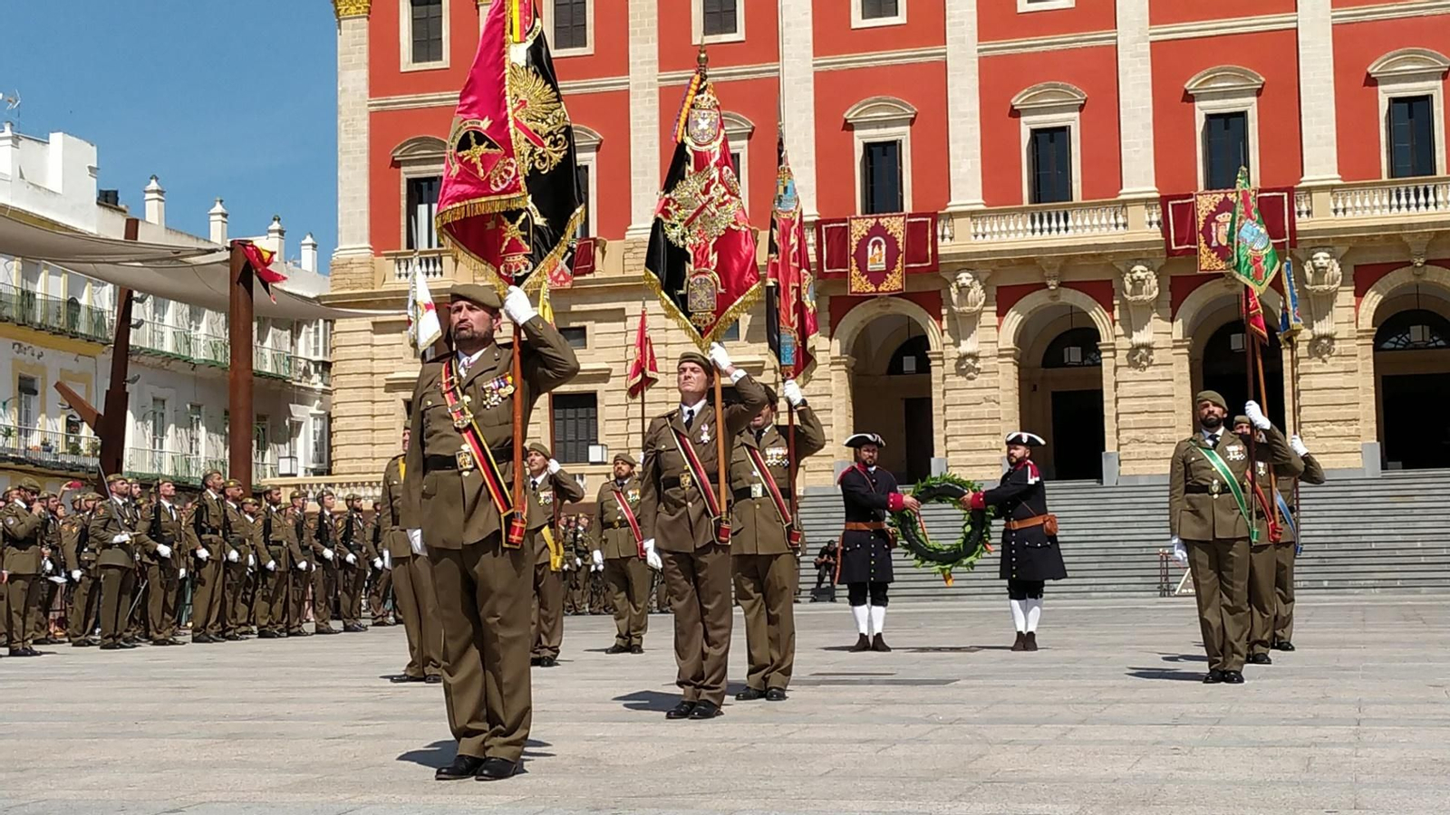 Las imágenes de la jura de bandera celebrada en San Fernando