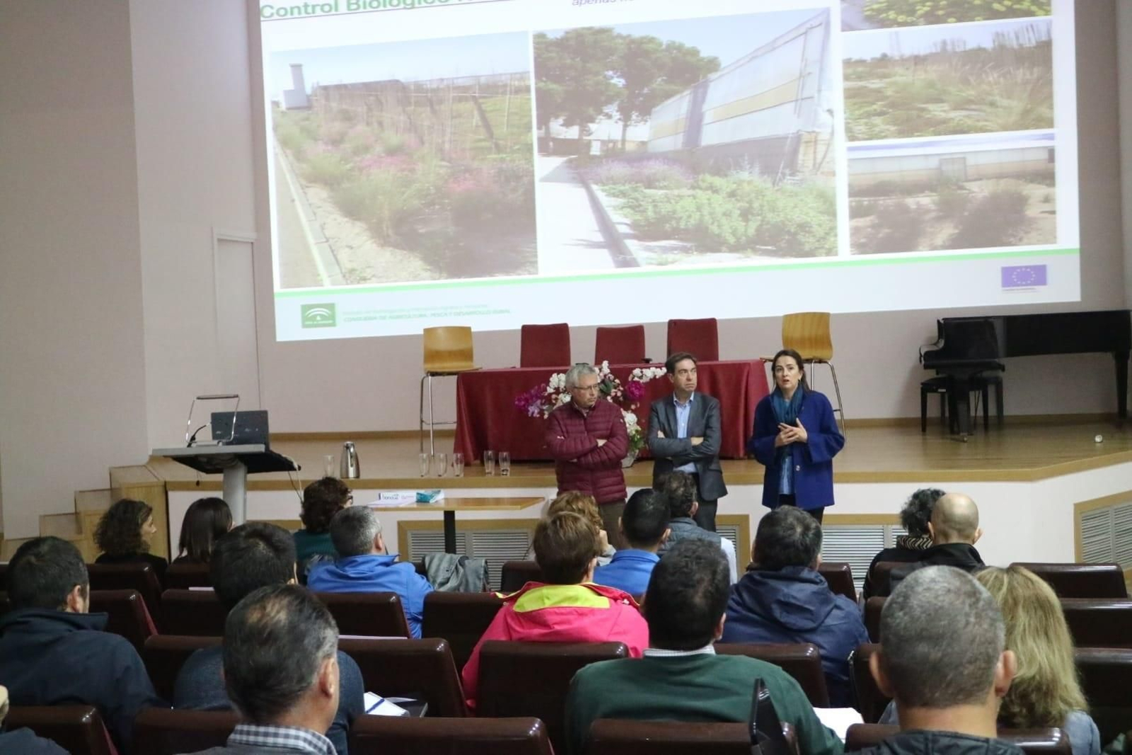 La delegada de Agricultura ha participado en una jornada de Control Biológico y Producción Integrada en Cultivos Hortícolas Protegidos