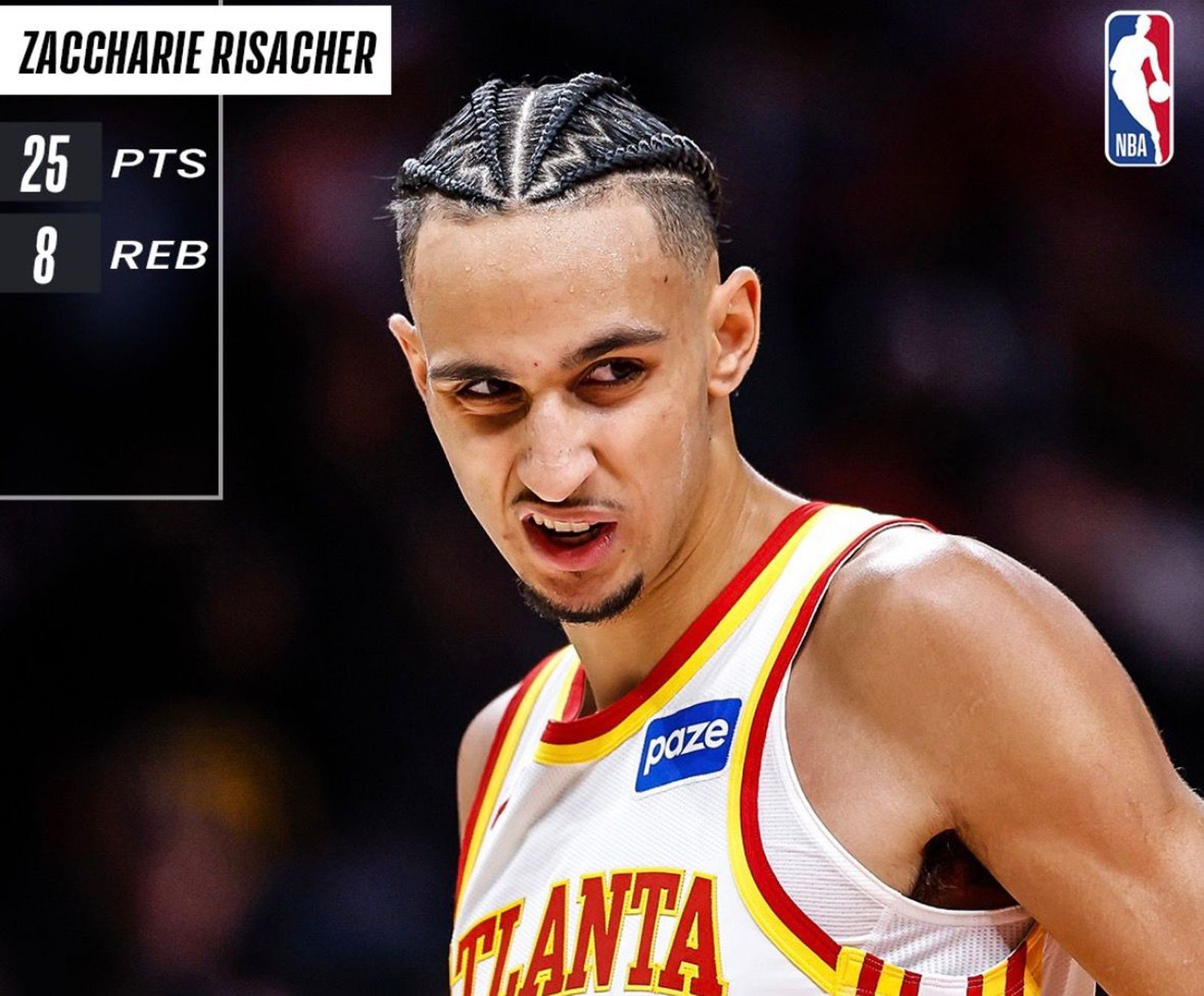 Noche estelar del malagueño Zaccharie Risacher: 25 puntos y 7 triples