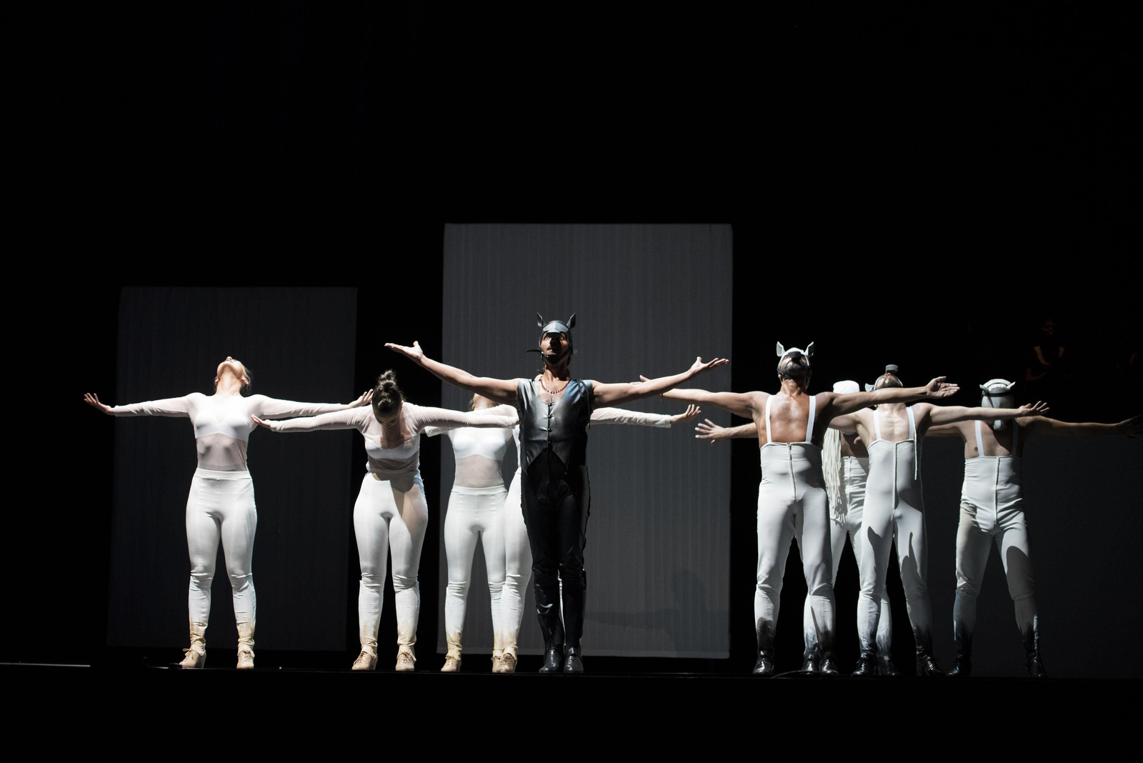 Una imagen del espectáculo 'Lorca y la Pasión', que se representó el verano pasado en el Teatro del Generalife.