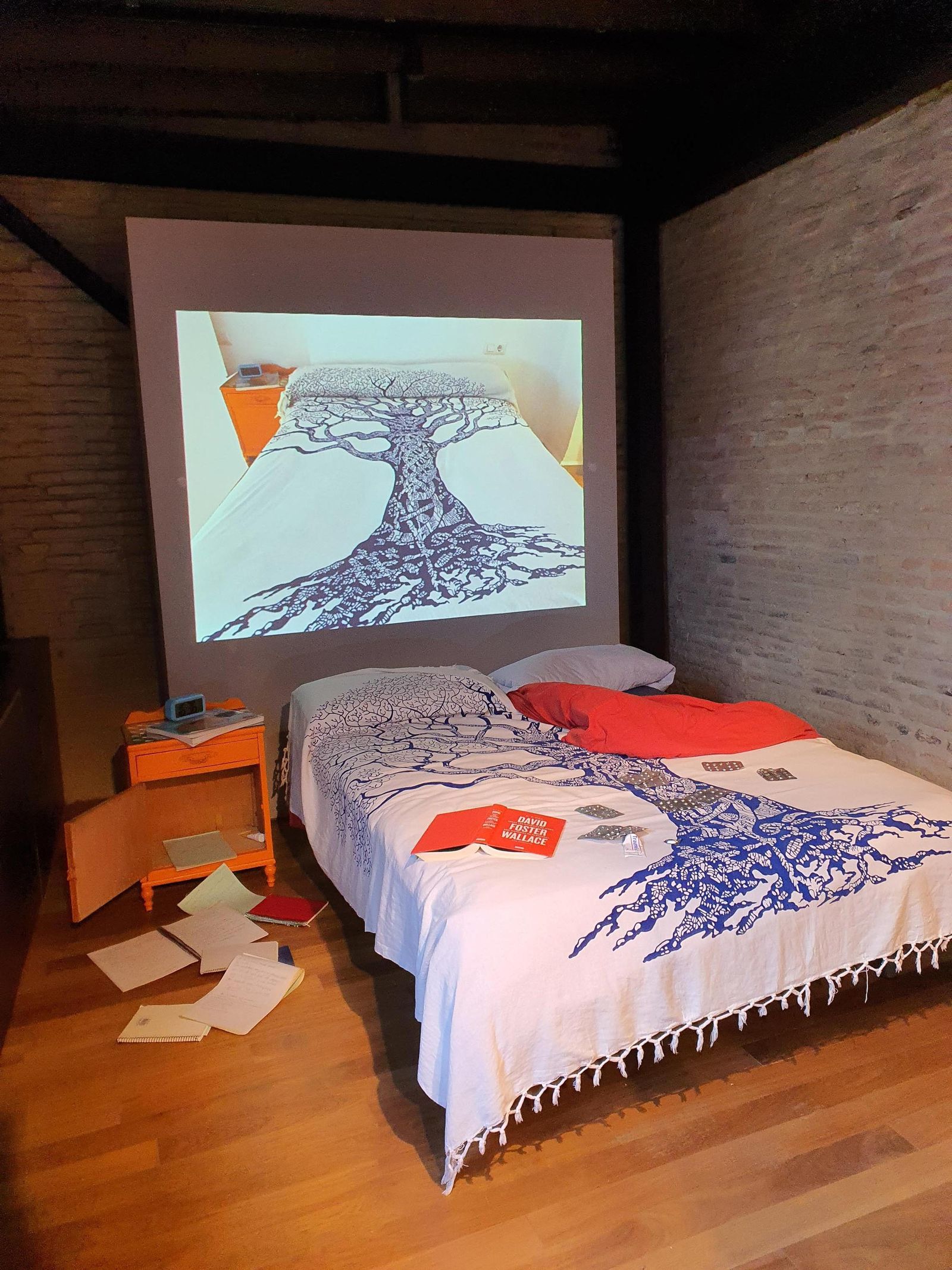 El dormitorio de la "Casa-Museo de David Montero".