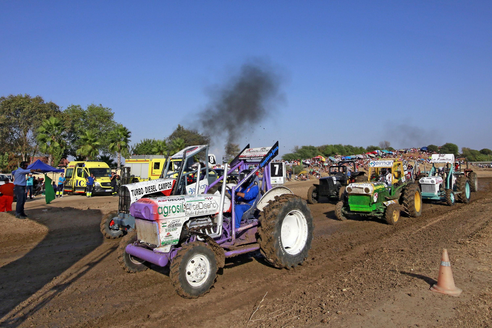 La carrera de tractores de Guadalcacín 2019