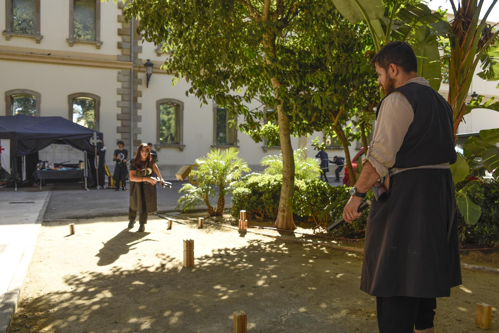 La Jornada Fantástica transforma los jardines Saccone de La Línea en un mundo de magia y aventuras medievales